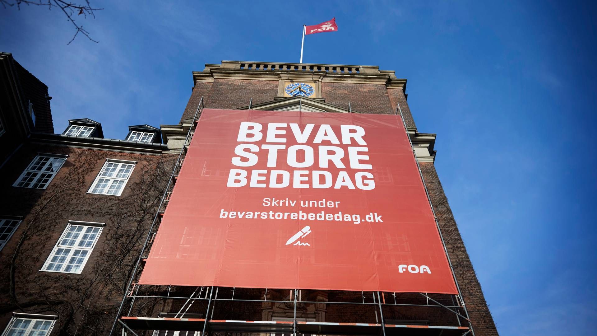 Fagforbundet Foa holder til på H.C. Andersens Boulevard i København. Tirsdag blev der gennemført en større sparerunde på cirka 30 årsværk, heraf fire i kommunikationsafdelingen. | Foto: Jens Dresling/Ritzau Scanpix