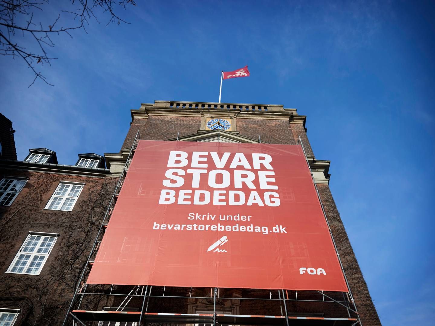 Fagforbundet Foa holder til på H.C. Andersens Boulevard i København. Tirsdag blev der gennemført en større sparerunde på cirka 30 årsværk, heraf fire i kommunikationsafdelingen. | Foto: Jens Dresling/Ritzau Scanpix