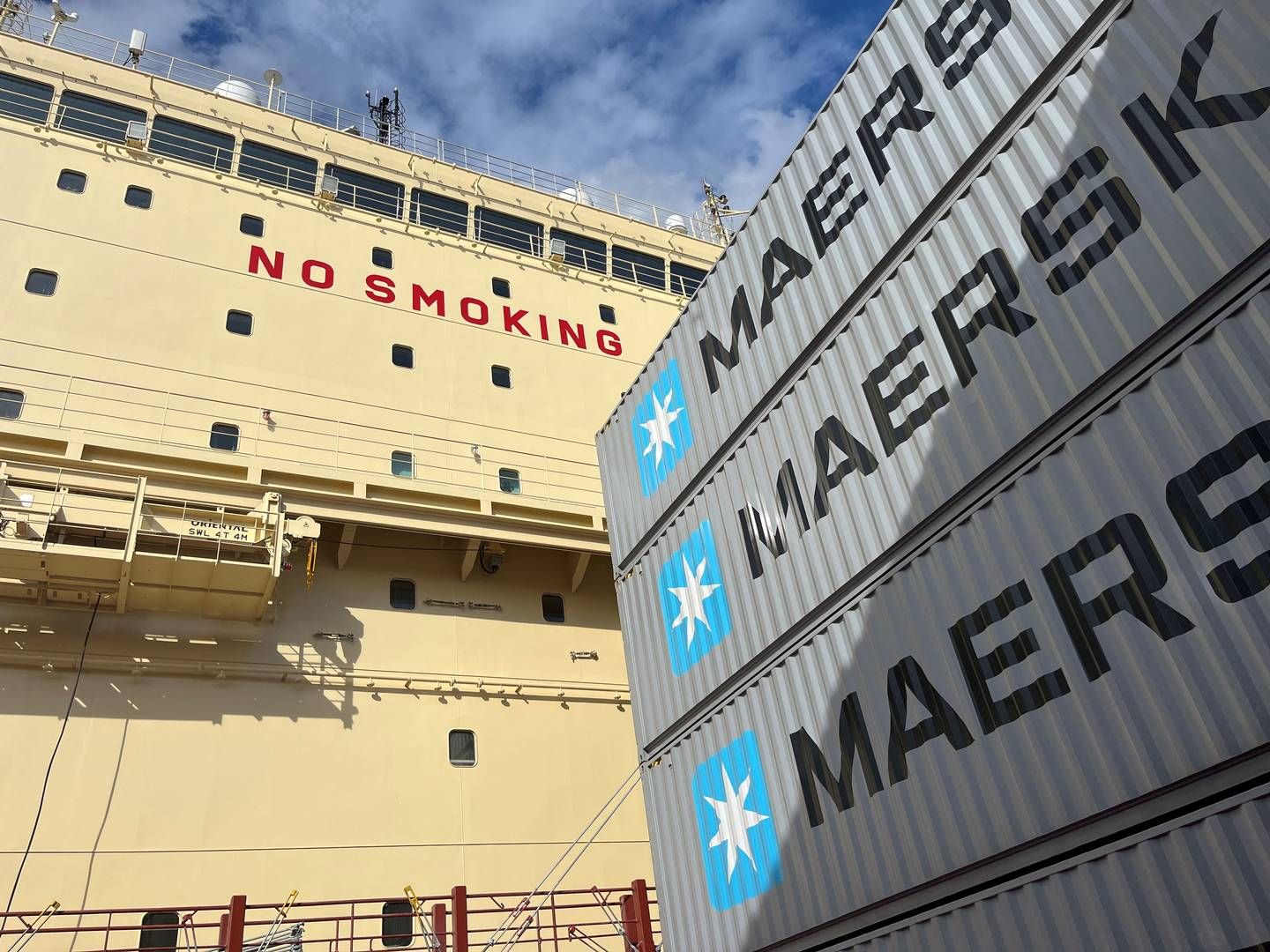 Mærsk vil stå for 60 pct. af skibene og Hapag-Lloyd for de resterende 40 pct. | Foto: Jacob Gronholt-Pedersen/Reuters/Ritzau Scanpix