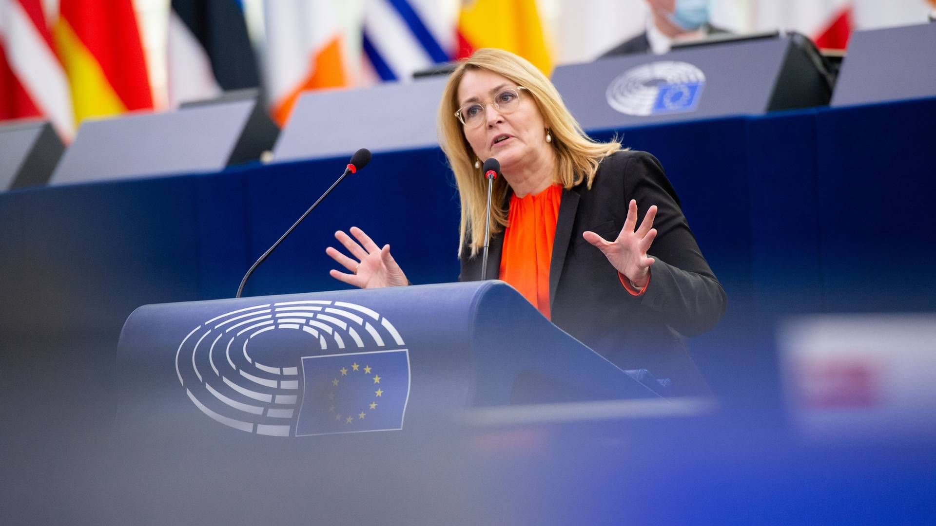 ”Hvis man påstår, at det eksempelvis er klimaneutralt eller CO2-neutralt, så skal det kunne dokumenteres,” siger EU-parlamentariker Christel Schaldemose (S). | Foto: European Parliament