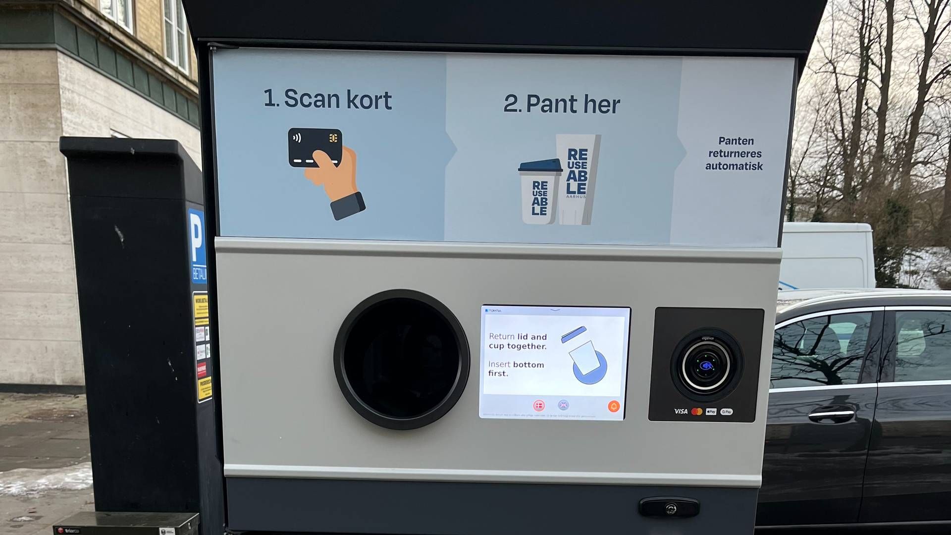 NYTT PANTESYSTEM: Mastercard samarbeider med Tomra for å gjøre gjenbruk av takeaway-emballasje raskere og enklere ved hjelp av digitale betalingsmuligheter. | Foto: Mastercard