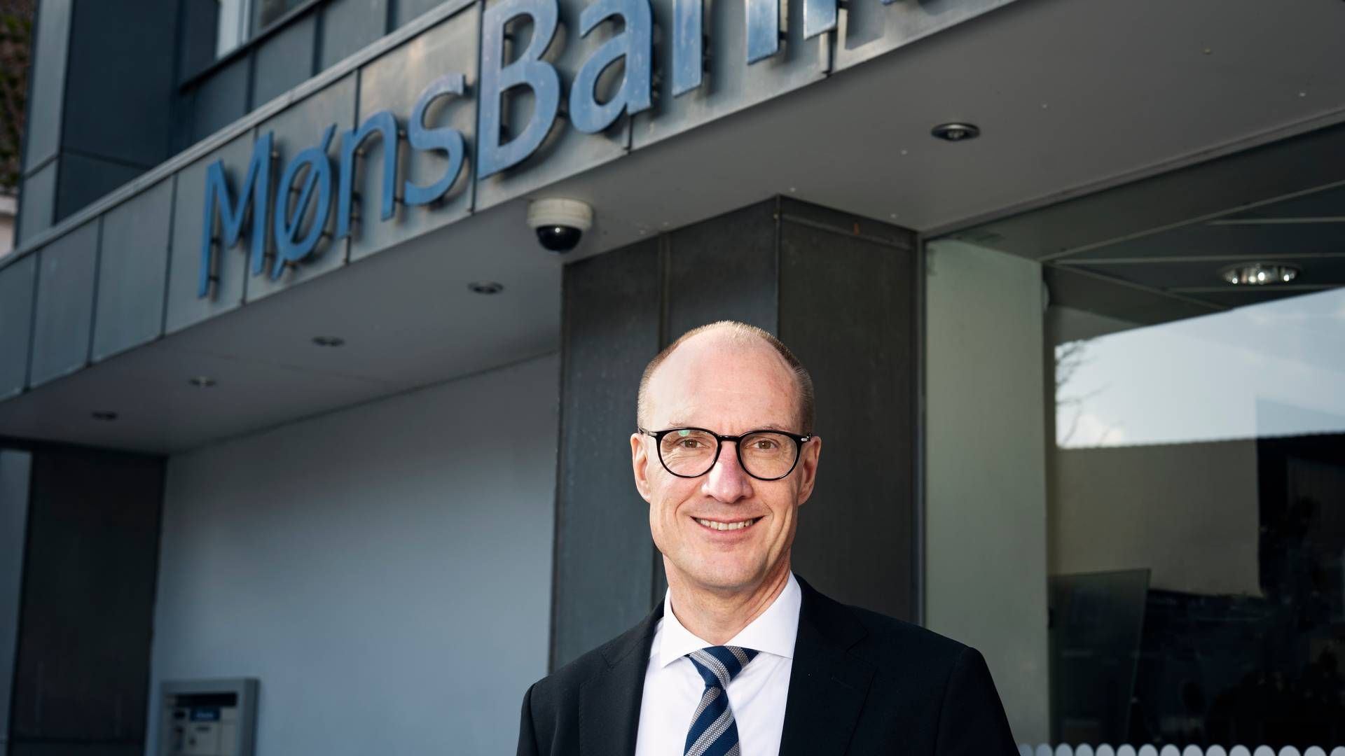 Per Sjørup Christiansen er adm. direktør i Møns Bank. | Foto: Møns Bank / Pr