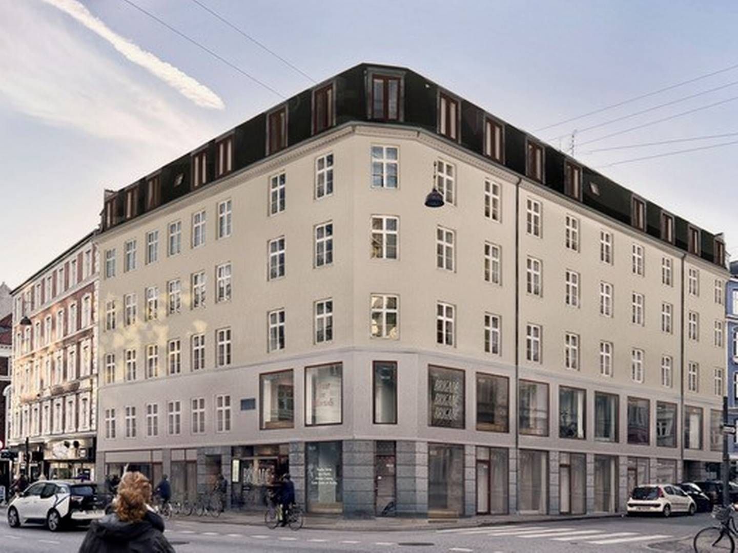 Det er denne ejendom på Vesterbrogade 75 i København, som Dreyers Fond har købt og nu vil omdanne til kollegie. | Foto: Illustration / Vandkunsten