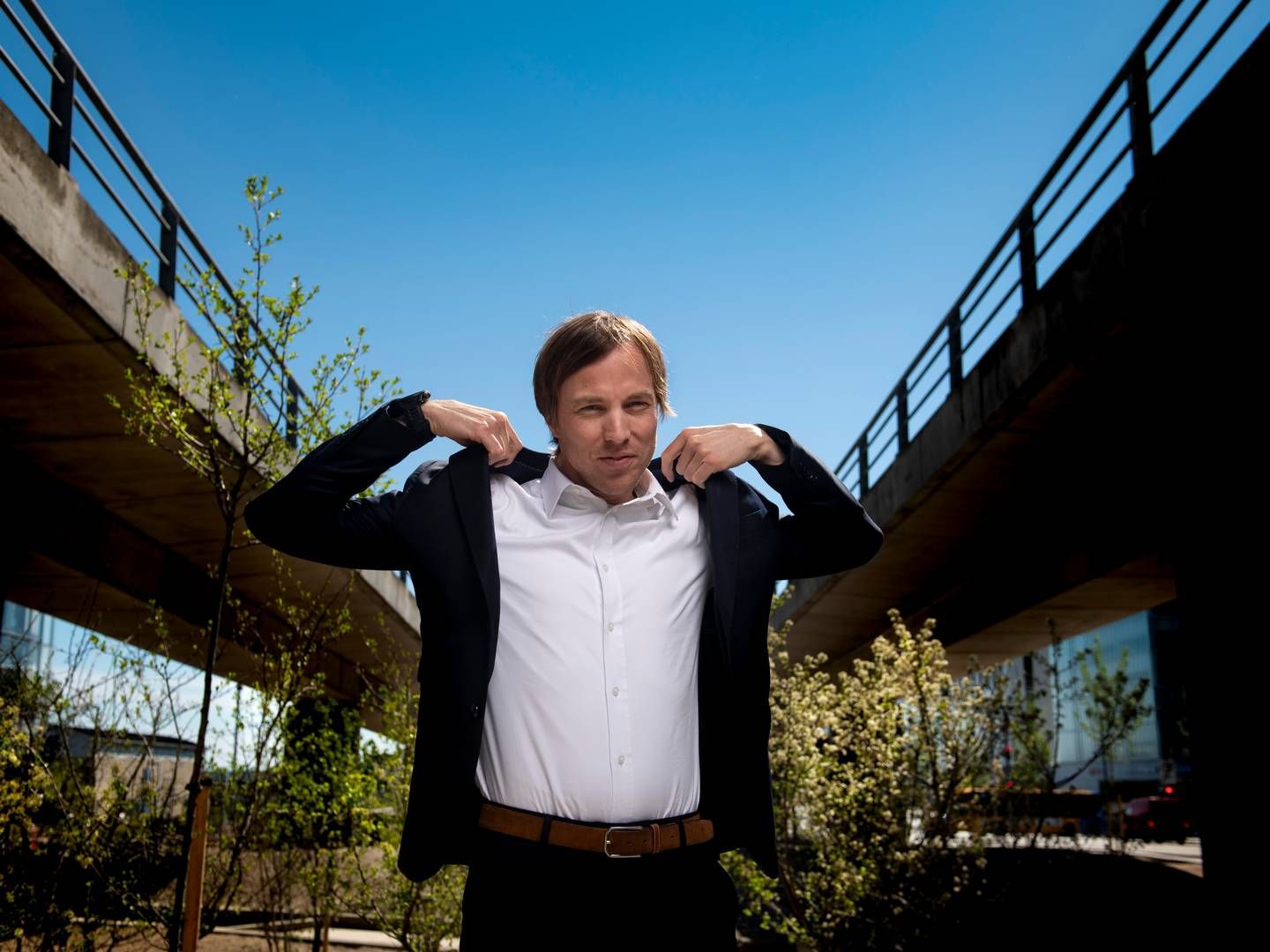 Niclas Backlund er direktør for Ericsson i Danmark, der er leverandør på tre 5G-mobilnetværk. | Foto: PR