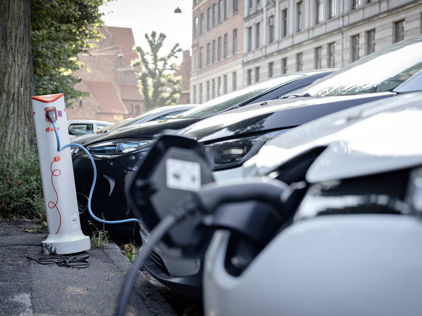 Godt hver tredje nyindregistrerede personbil var i 2023 en elbil. | Foto: Valdemar Ren/Ritzau Scanpix