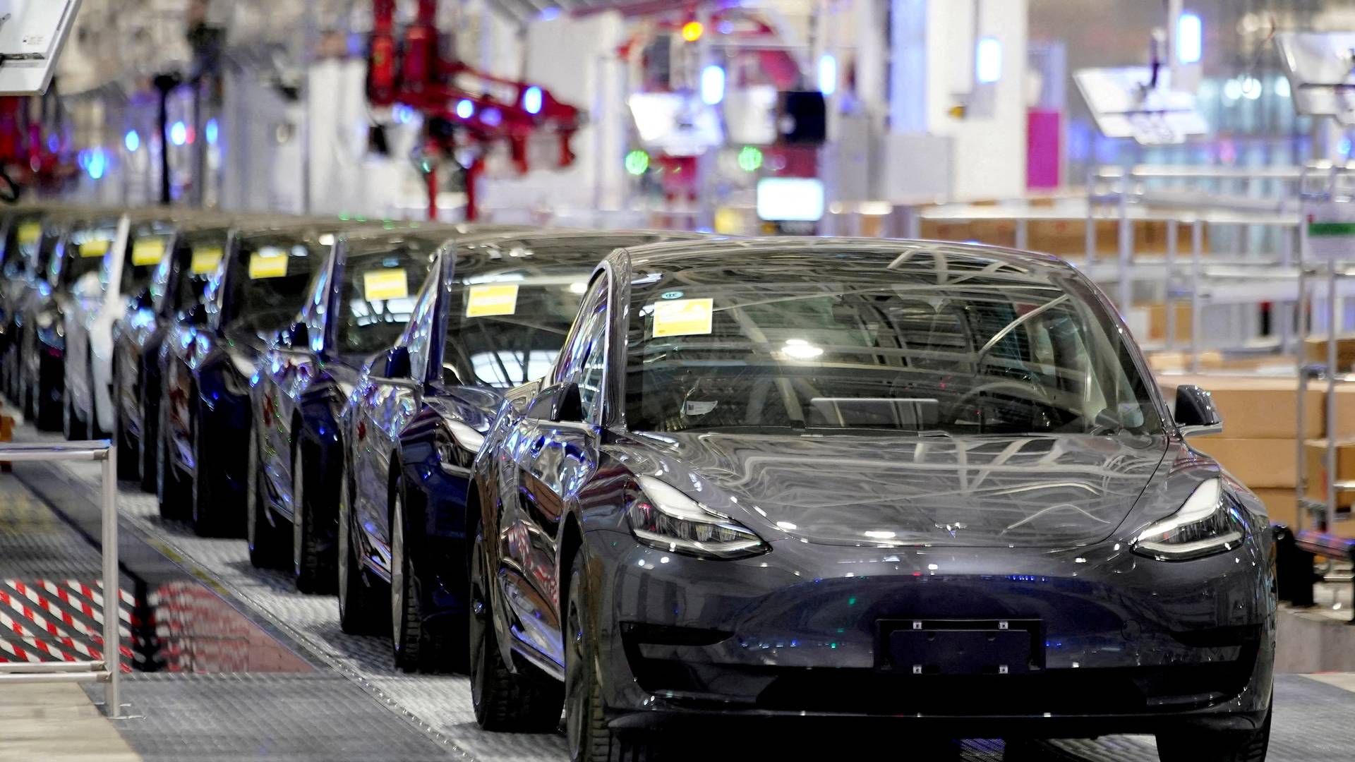 Tesla blev det mest solgte bilmærke i Danmark i 2023. | Foto: Aly Song/Reuters/Ritzau Scanpix