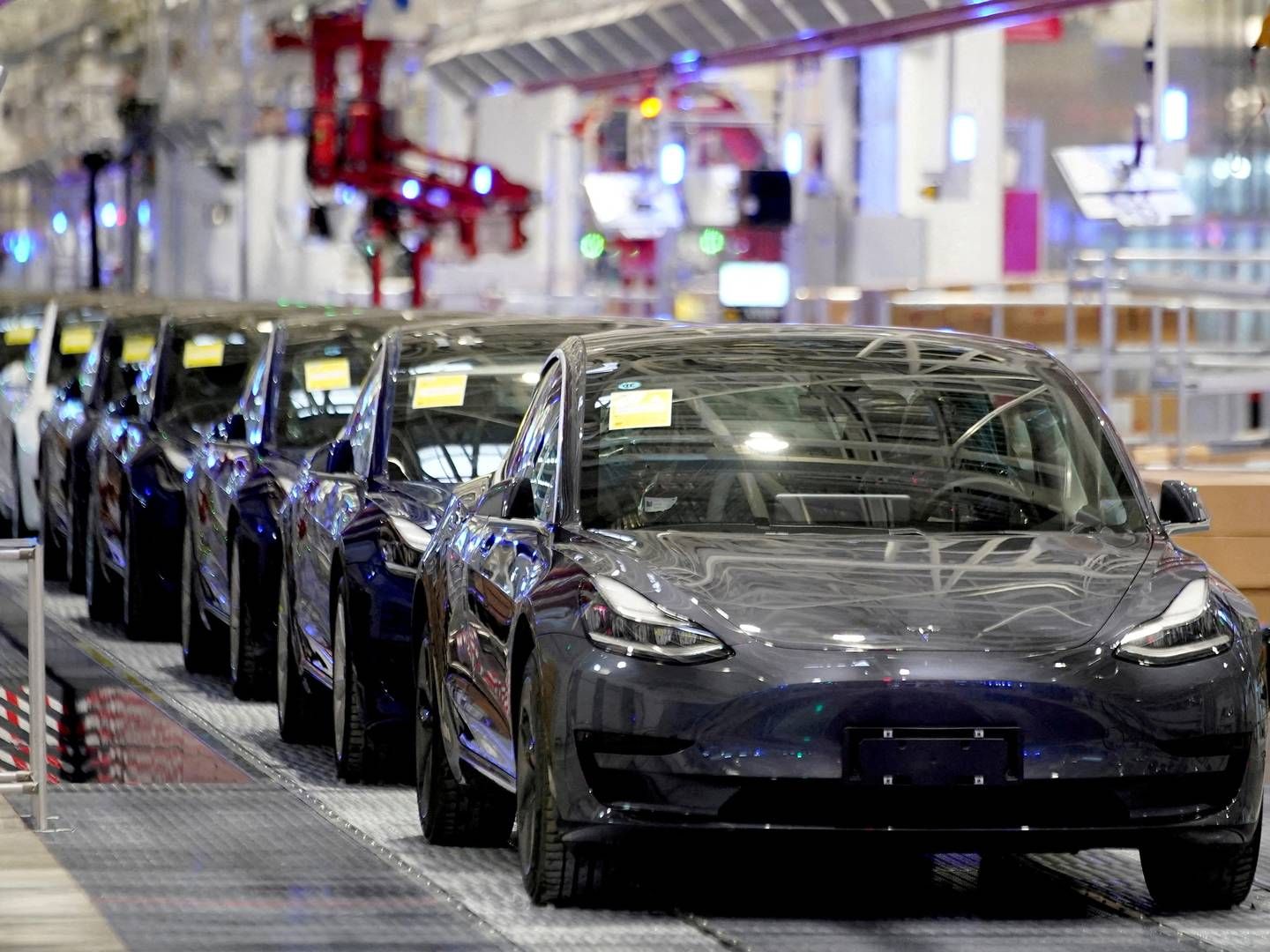 Tesla blev det mest solgte bilmærke i Danmark i 2023. | Foto: Aly Song/Reuters/Ritzau Scanpix