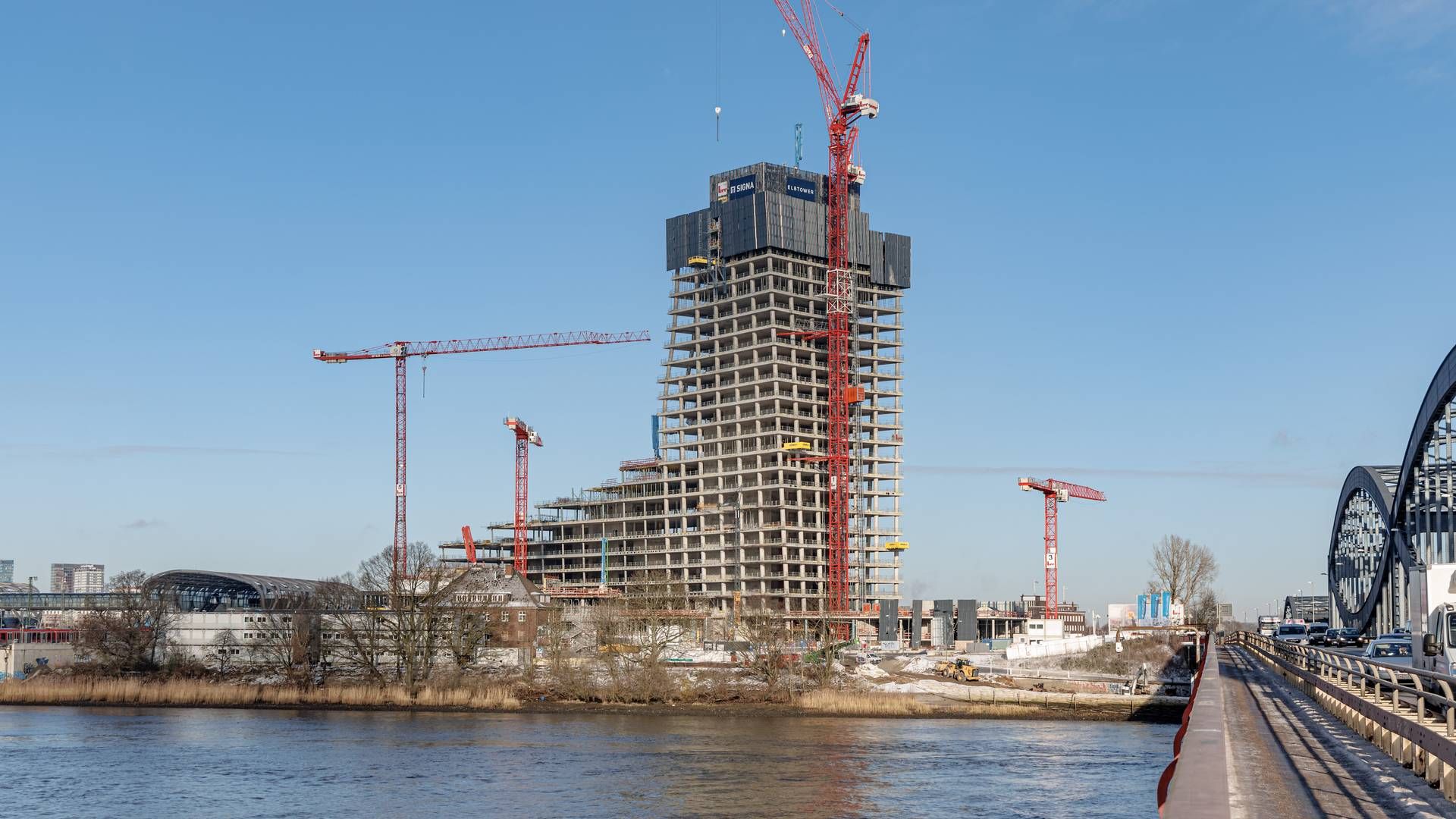 Sollte neuer Sitz der Hamburg Commercial Bank werden: Der halbfertige Elbtower in Hamburg | Foto: picture alliance/dpa | Markus Scholz
