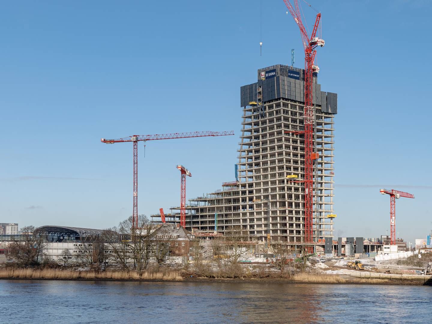 Sollte neuer Sitz der Hamburg Commercial Bank werden: Der halbfertige Elbtower in Hamburg | Foto: picture alliance/dpa | Markus Scholz