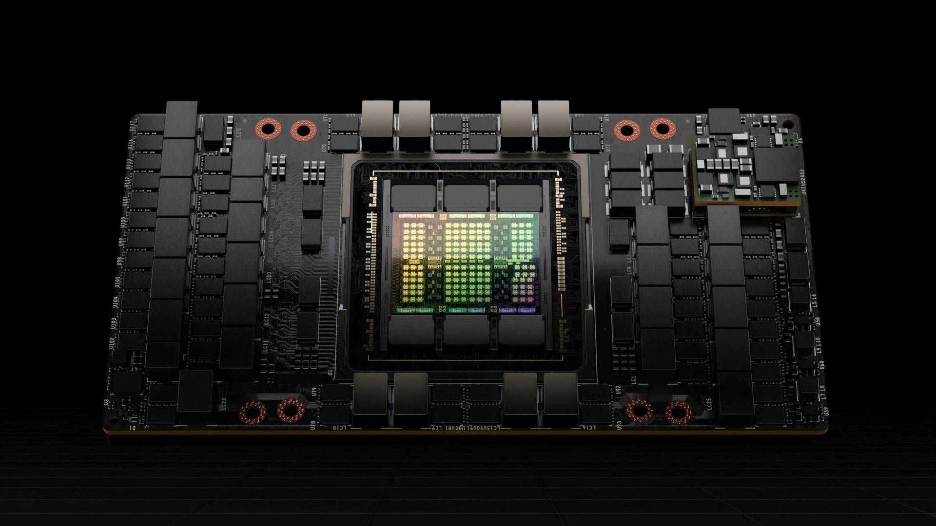 Meta vil have 350.000 Nvidia H100-grafikkort i drift i løbet af 2024. | Foto: Nvidia/Reuters/Ritzau Scanpix