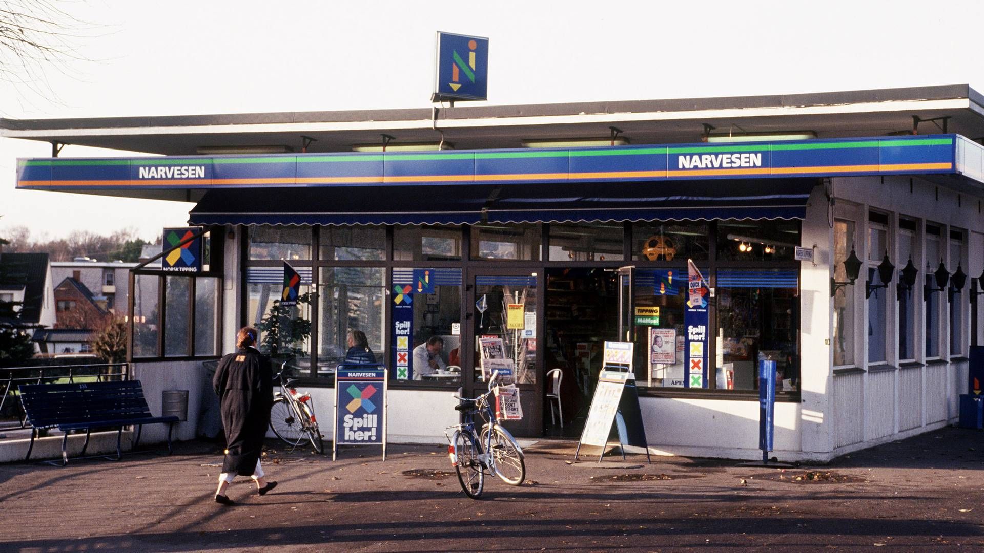 En Narvesen-kiosk fotografert i år 2000. | Foto: Glenn Widing / NTB