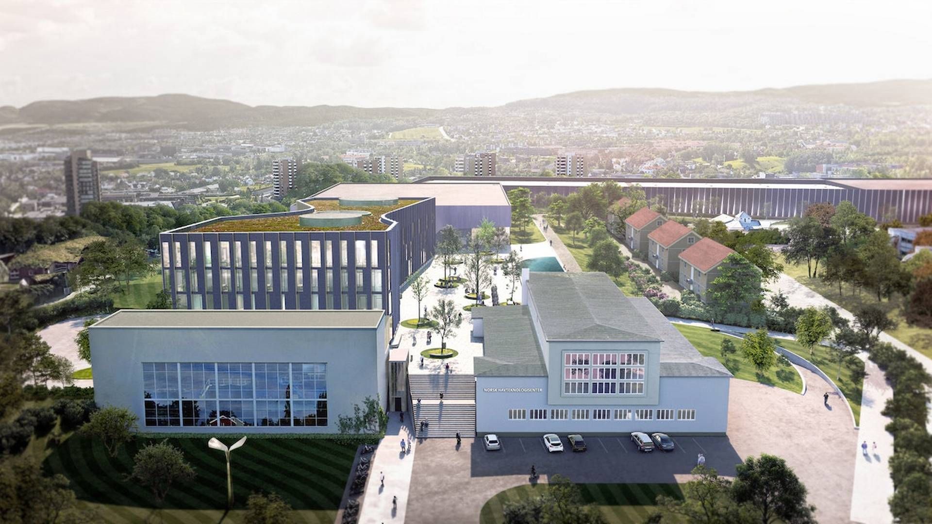 SPREKK: Prosjektets sluttprognose anslår at havteknologisenteret i Trondheim vil koste 9,2 milliarder kroner. Styringsrammen er på cirka 8,5 milliarder kroner. | Foto: Statsbygg