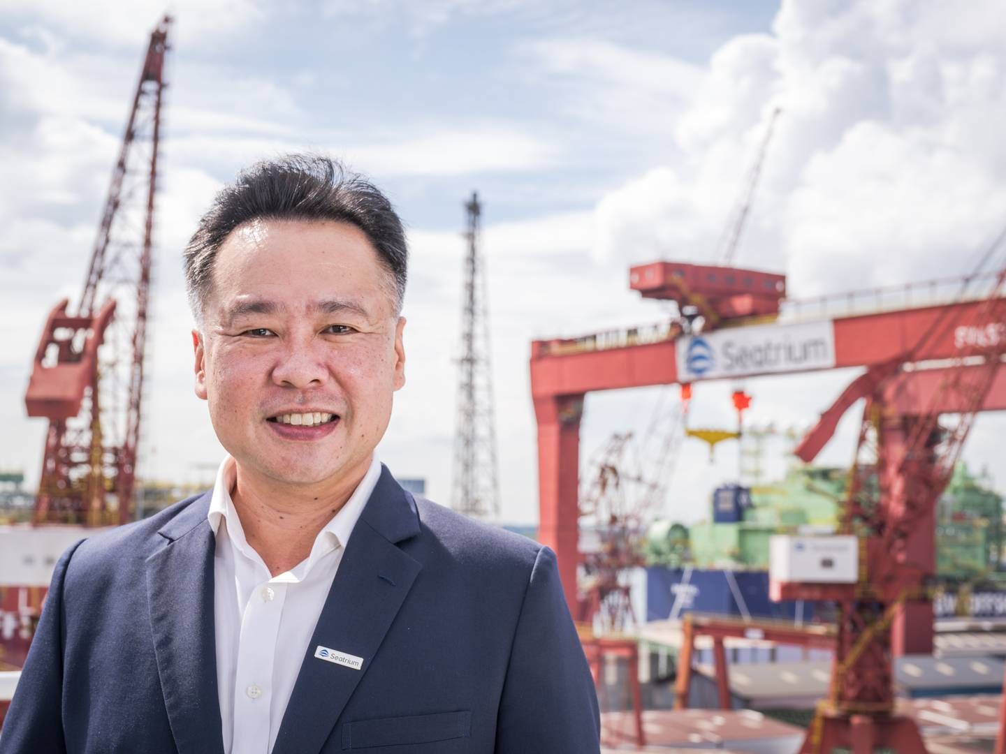 ”The footprint that we have unlocked all over the world at Seatrium Group gives our customers a very unique opportunity to take a look at how projects globally can be managed more efficiently,” CEO Chris Ong told ShippingWatch in December. | Photo: Joe Nair