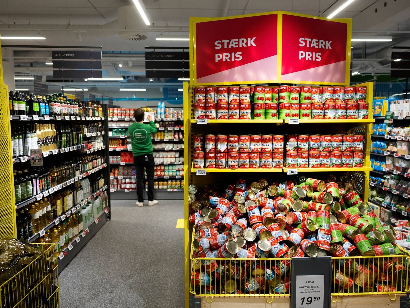 55 pct. af virksomhederne i føde- og drikkevarebranchen forventer faldende priser de kommende tre måneder. | Foto: Finn Frandsen
