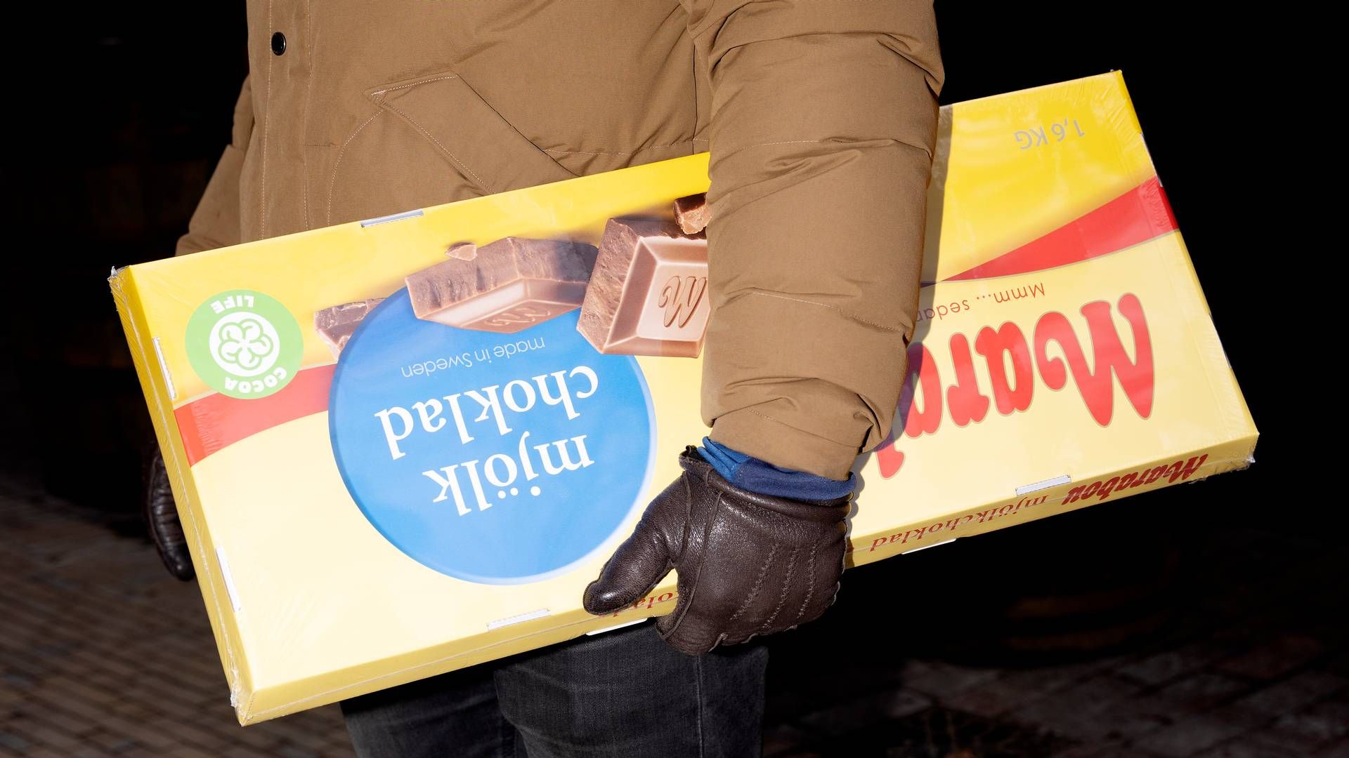 Det kendte chokolademærke Marabou havnede i søgelyset sidste år, da ejeren, fødevaregiganten Mondelez, havnede på Ukraines liste over selskaber, der har aktiviteter i Rusland og dermed er blevet sortlistet af ukrainske myndigheder. | Foto: Thomas Borberg/Ritzau Scanpix