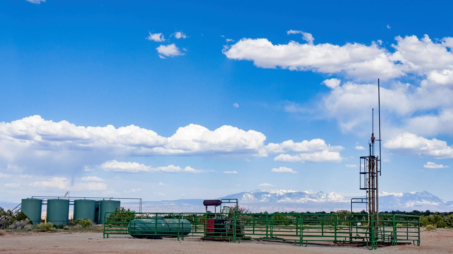 An amerikansk oliebrønd i delstaten Utah. | Foto: Jon G. Fuller/AP/Ritzau Scanpix