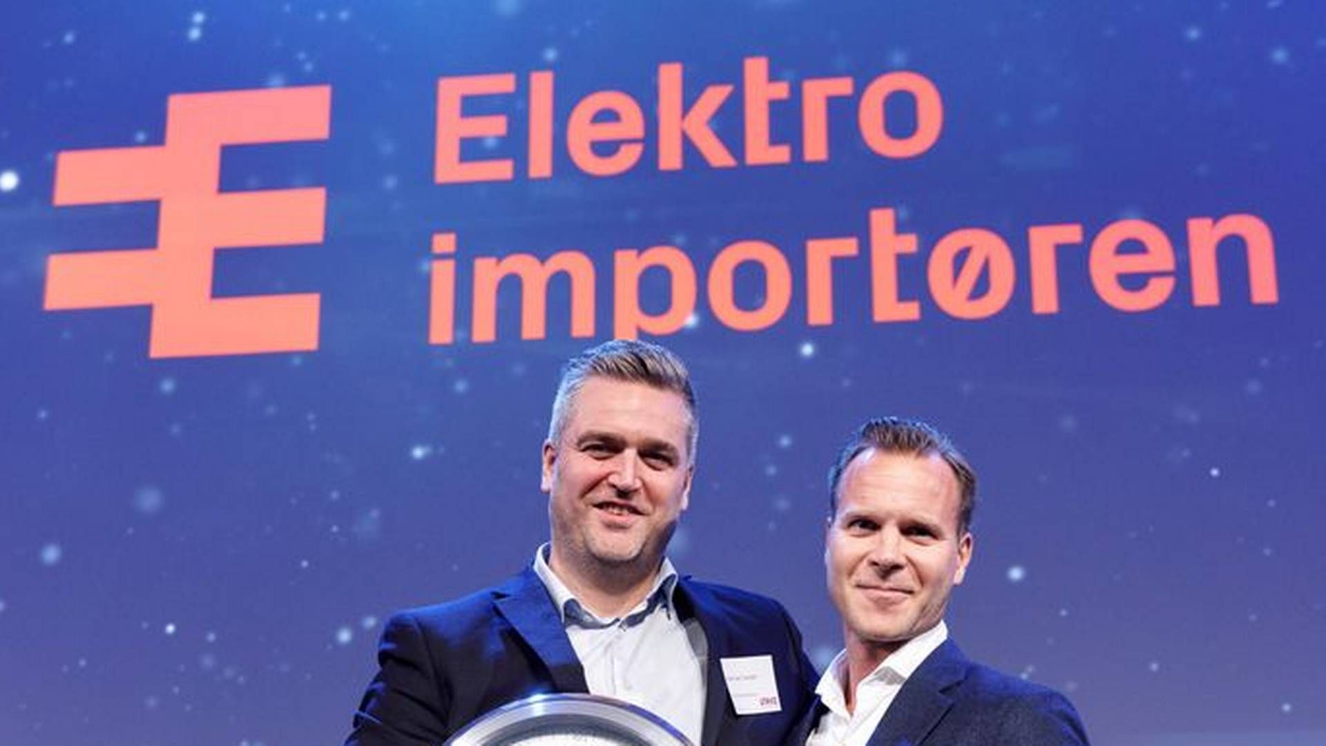 SLITER: Elektroimportøren med CEO Andreas Niss og kjededirektør Espen Getz Taraldsen, vant Handelsprisen 2018. Nå sliter selskapet i motvind. | Foto: Virke