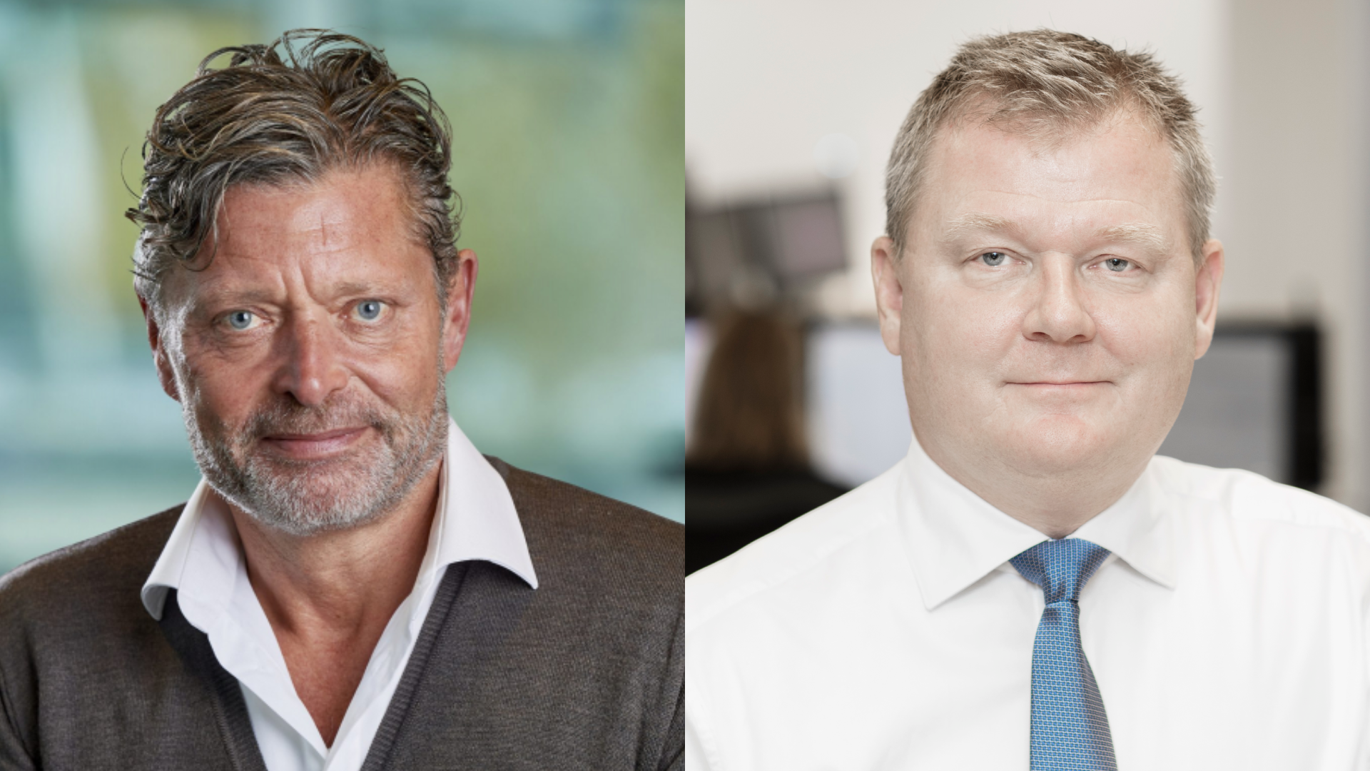 Christian Levin (left) is founder and board member of XO Shipping. Hans-Christian Olesen (right) is CEO of Ultrabulk. | Photo: Pr / Xo Shipping og Ultrabulk