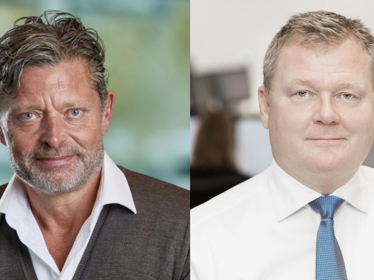 Christian Levin (left) is founder and board member of XO Shipping. Hans-Christian Olesen (right) is CEO of Ultrabulk. | Photo: Pr / Xo Shipping og Ultrabulk