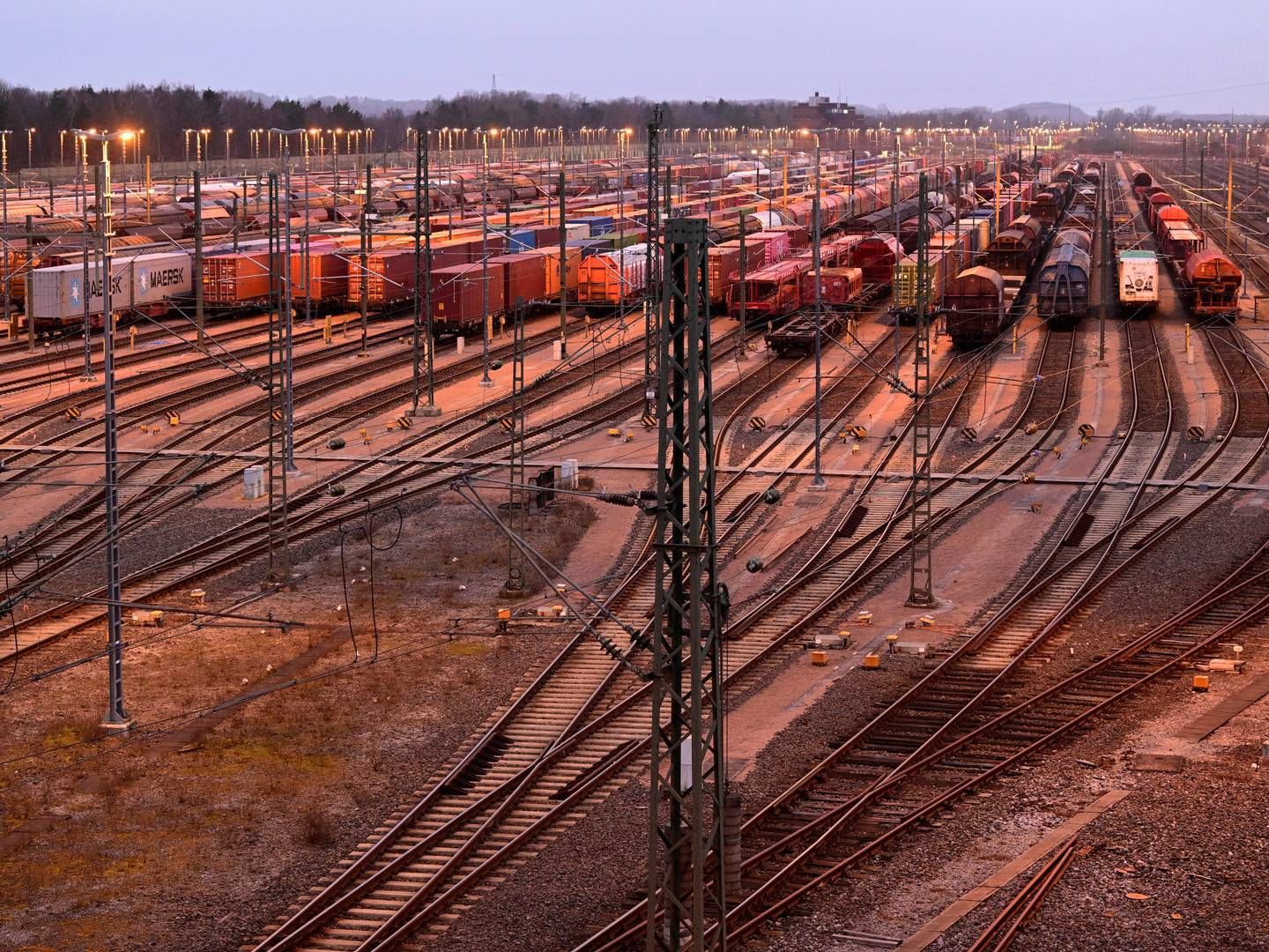 German railways are at a standstill due to a strike. Here are railcars at a freight station in Hamburg. | Photo: Fabian Bimmer/Reuters/Ritzau Scanpix