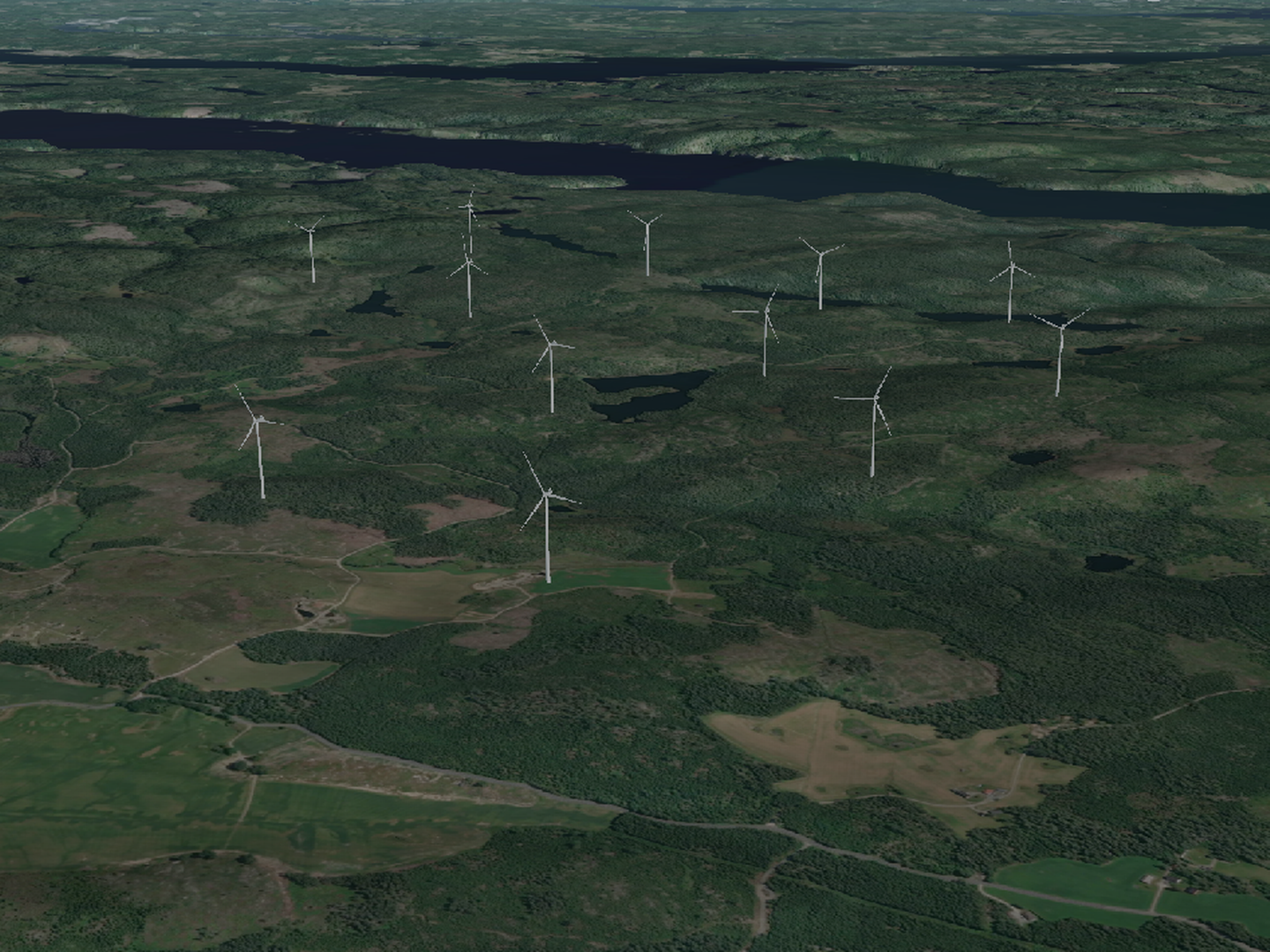 AREMARK: Slik ser Zephyrs planer ut om å bygge 86,4 MW vindpark i Aremark. | Foto: Zephyr