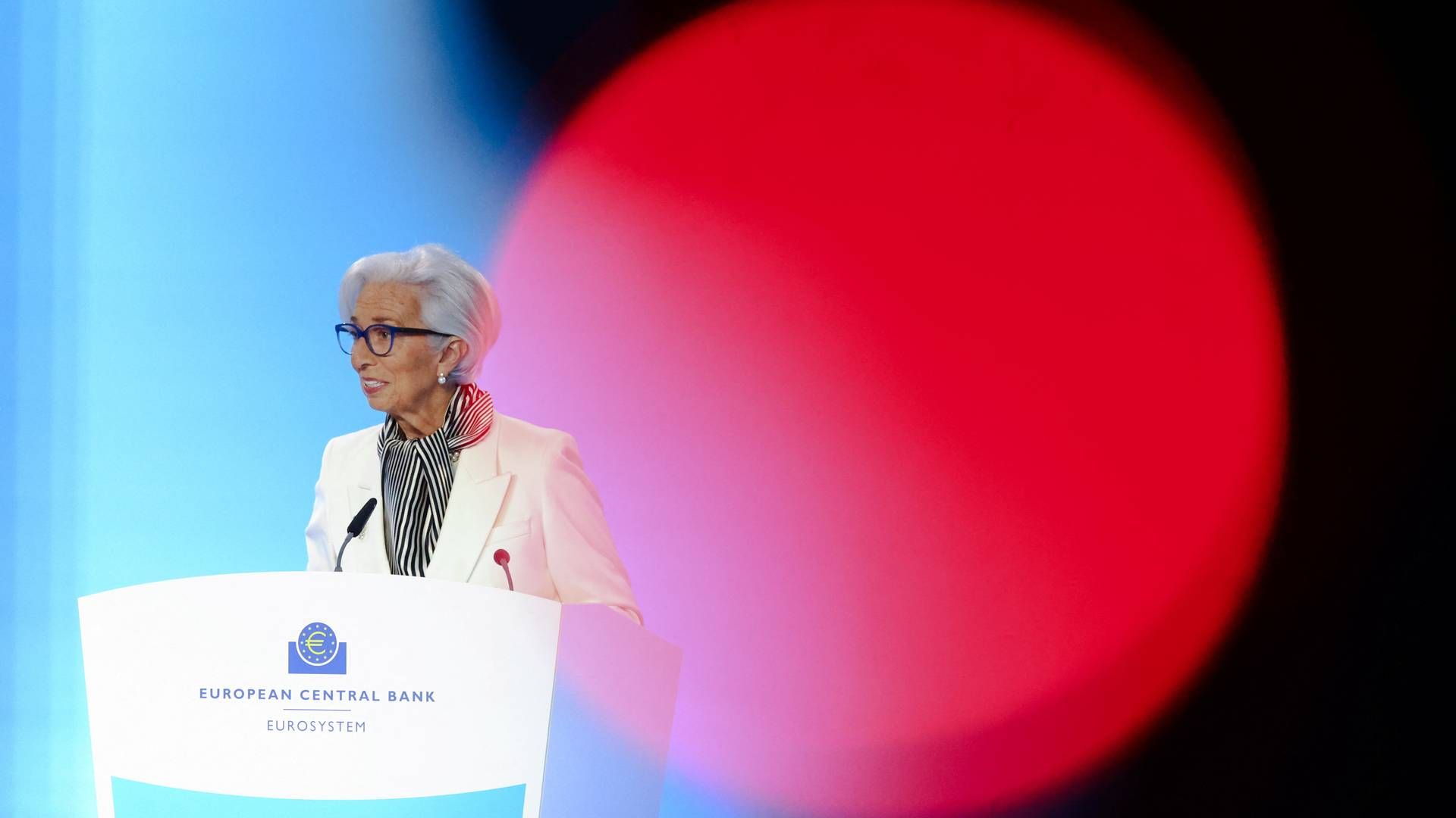 Christine Lagarde er formand for Den Europæiske Centralbank, der siden september har holdt renten i ro. | Foto: Kai Pfaffenbach