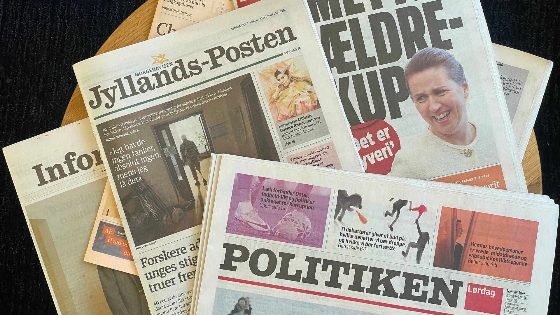 Det er ikke planer om at følge Nordjyskes eksempel om at droppe løssalg på andre dagblade. | Foto: Julie Mia Fogde