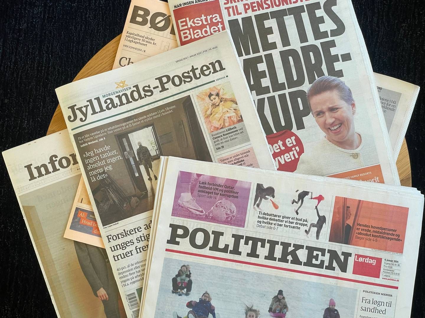 Det er ikke planer om at følge Nordjyskes eksempel om at droppe løssalg på andre dagblade. | Foto: Julie Mia Fogde