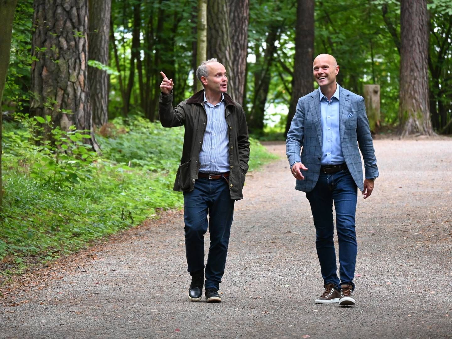 FOKUS PÅ PÅVIKRNING: Bærekraftsansvarlig, Philip Thörn og konsernsjef Morten Thorsrud i If, mener det er viktig å ha fokus på klimapåvirkning fra denne delen av virksomheten.