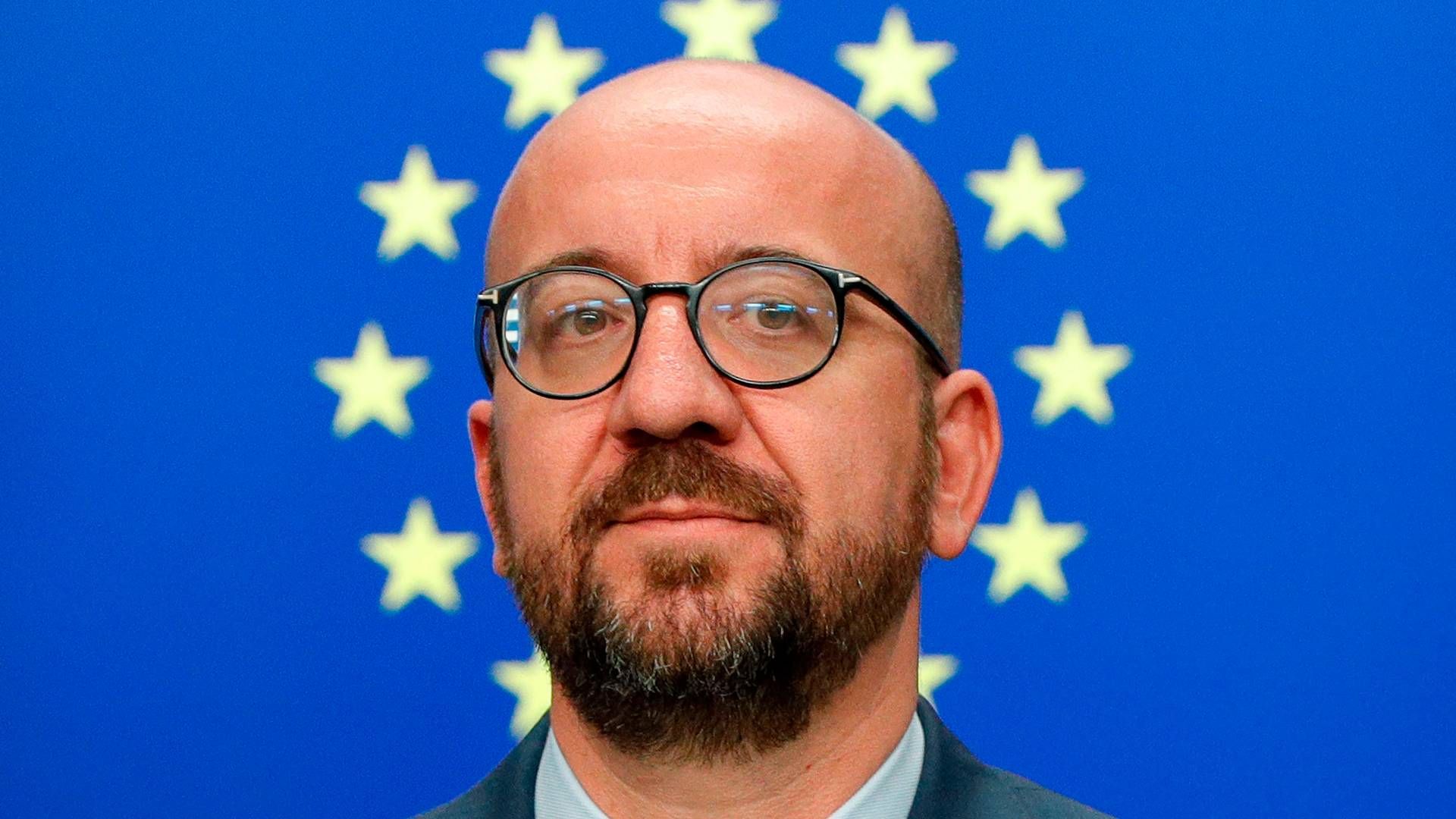 Charles Michel skriver på Facebook, at han har været udsat for "personlige angreb", siden han meldte ud, at han ville stille op til EU-parlamentsvalget. | Foto: Geoffroy Van Der Hasselt/AFP/Ritzau Scanpix