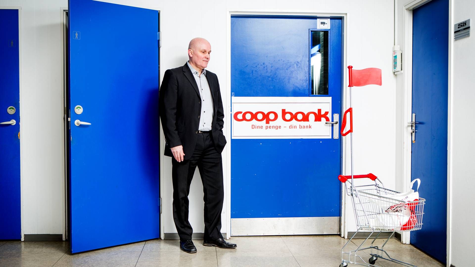 Allan Nørholm er adm. direktør i Coop Bank, der blev stiftet i 2013. Lasse Bolander har stået i spidsen som formand siden etableringen, men stopper til april. | Foto: Stine Bidstrup