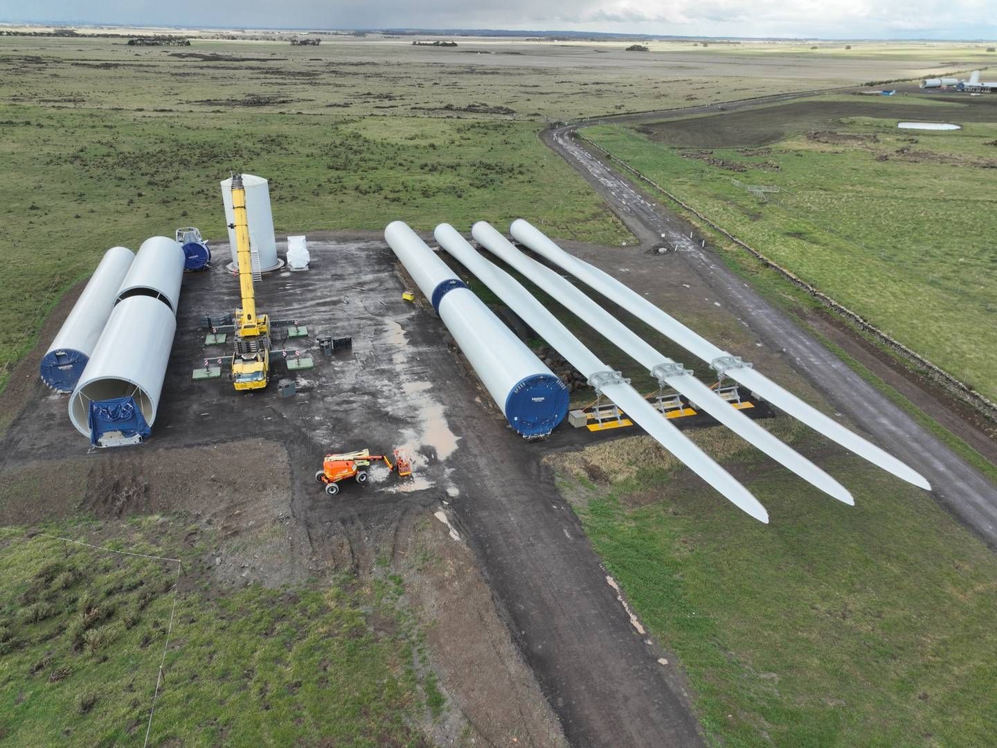 Vestas skal installere de første møller på Golden Plains Wind Farm i begyndelsen af året. Men mølleproducenten skal nu også udvikle spanske vindparker med ejeren bag den australske park. | Foto: Golden Plains Wind Farm