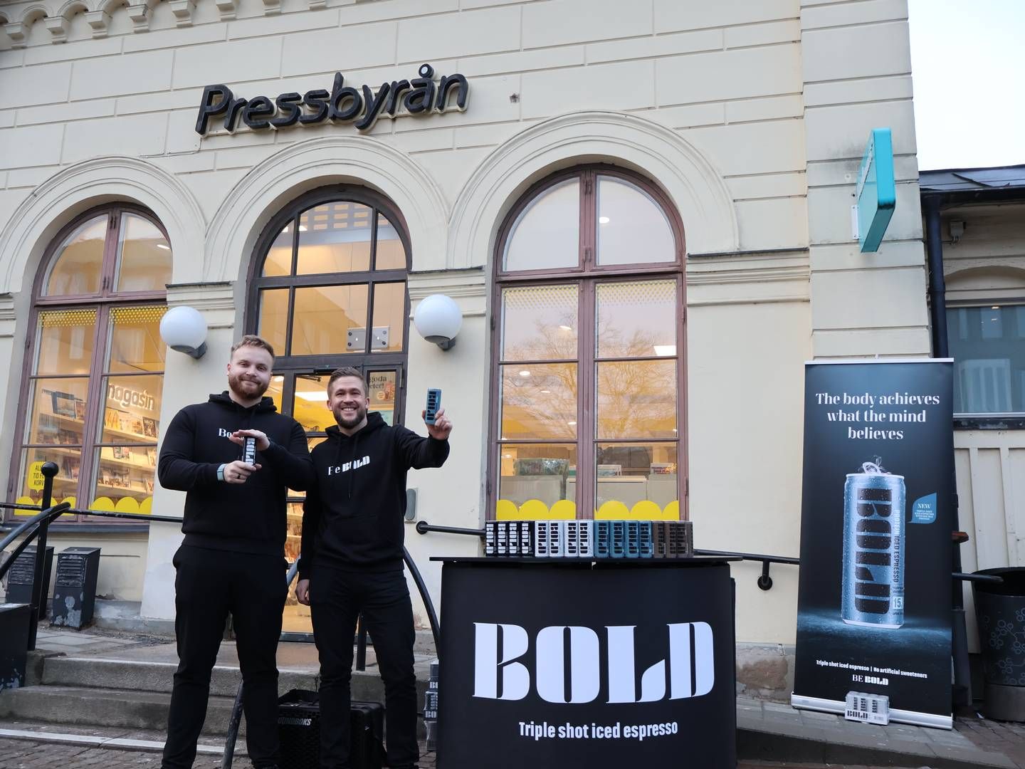 Stifter og adm. direktør, Lasse Søkilde (t.v.) og medejer og marketingdirektør, Emil Von Der Fehr (t.h.). | Foto: Pr Bold Drinks