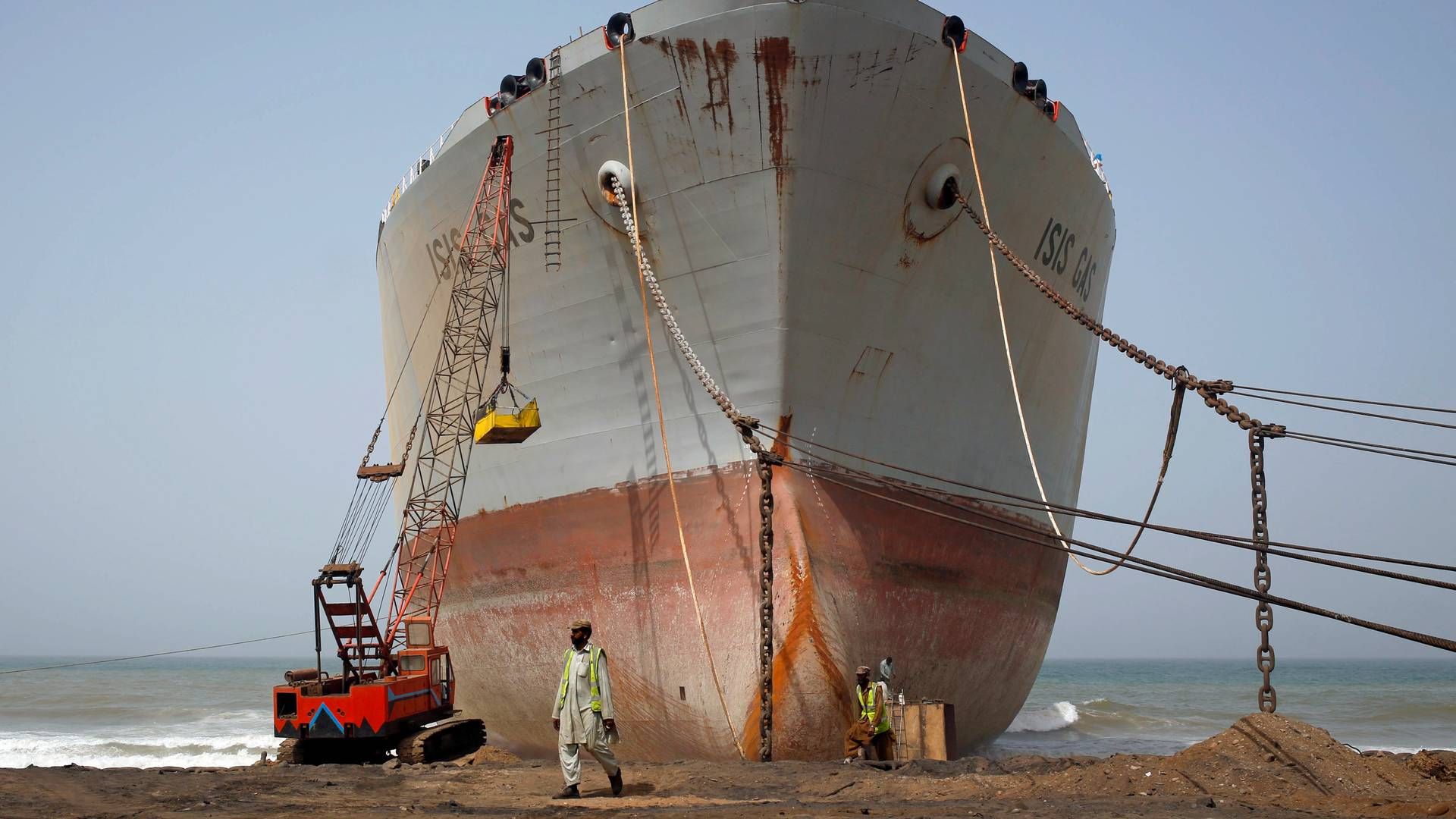 85% of ships sent to scrapping end up on beaches in India, Pakistan and Bangladesh. | Photo: Akhtar Soomro/Reuters/Ritzau Scanpix