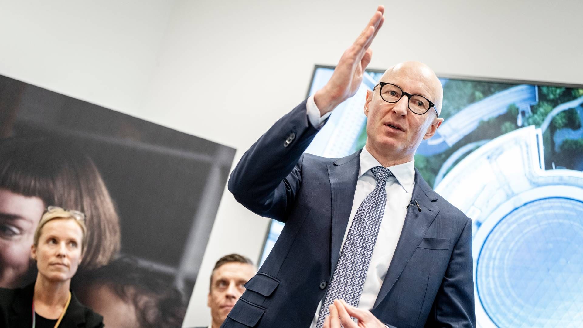 Lars Fruergaard Jørgensen, adm. direktør i Novo Nordisk, afviser, at selskabet har et bydende behov for at lave store opkøb. | Foto: Mads Claus Rasmussen