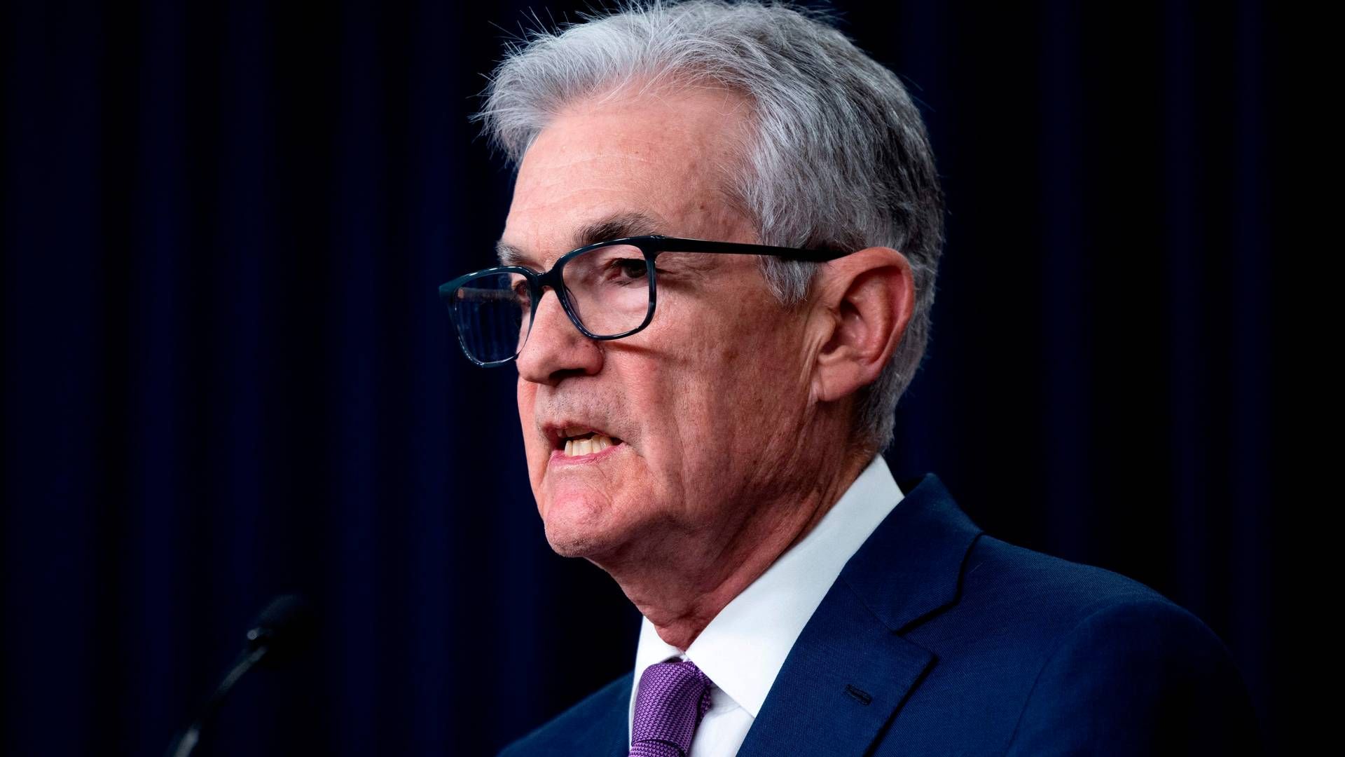 Jerome Powell er formand for den amerikanske centralbank, Federal Reserve. | Foto: Julia Nikhinson/AFP/Ritzau Scanpix