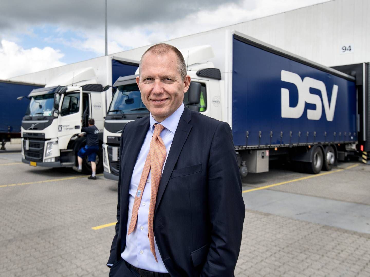 Jens Bjørn Andersen fremlægger i dag sit sidste årsregnskab som øverste chef i DSV. | Foto: Lars Krabbe/Foto: Lars Krabbe/Ritzau Scanpix