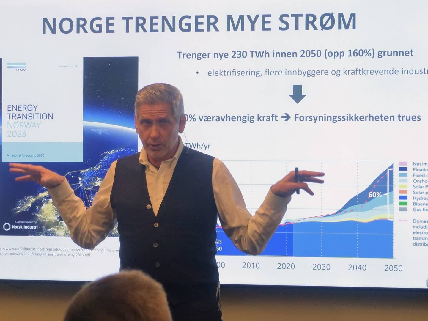 FORSYNINGSSIKKERHET: Jonny Hesthammer trekker frem forsyningssikkerhet som et stadig viktigere argument for at Norge bør satse på kjernekraft. | Foto: Anders Lie Brenna, EnergiWatch