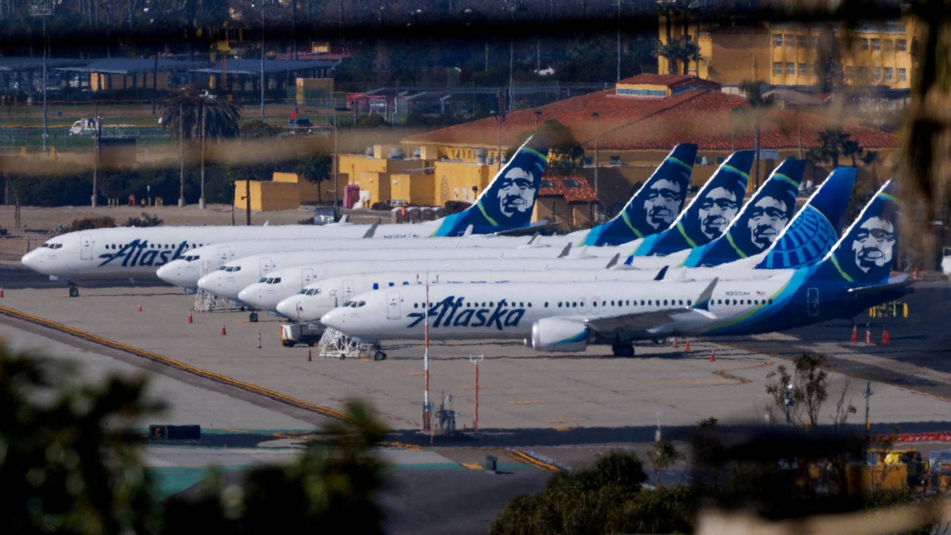 Blandt andet Alaska Airlines har oplevet problemer med Boeing-fly | Foto: Mike Blake/Reuters/Ritzau Scanpix