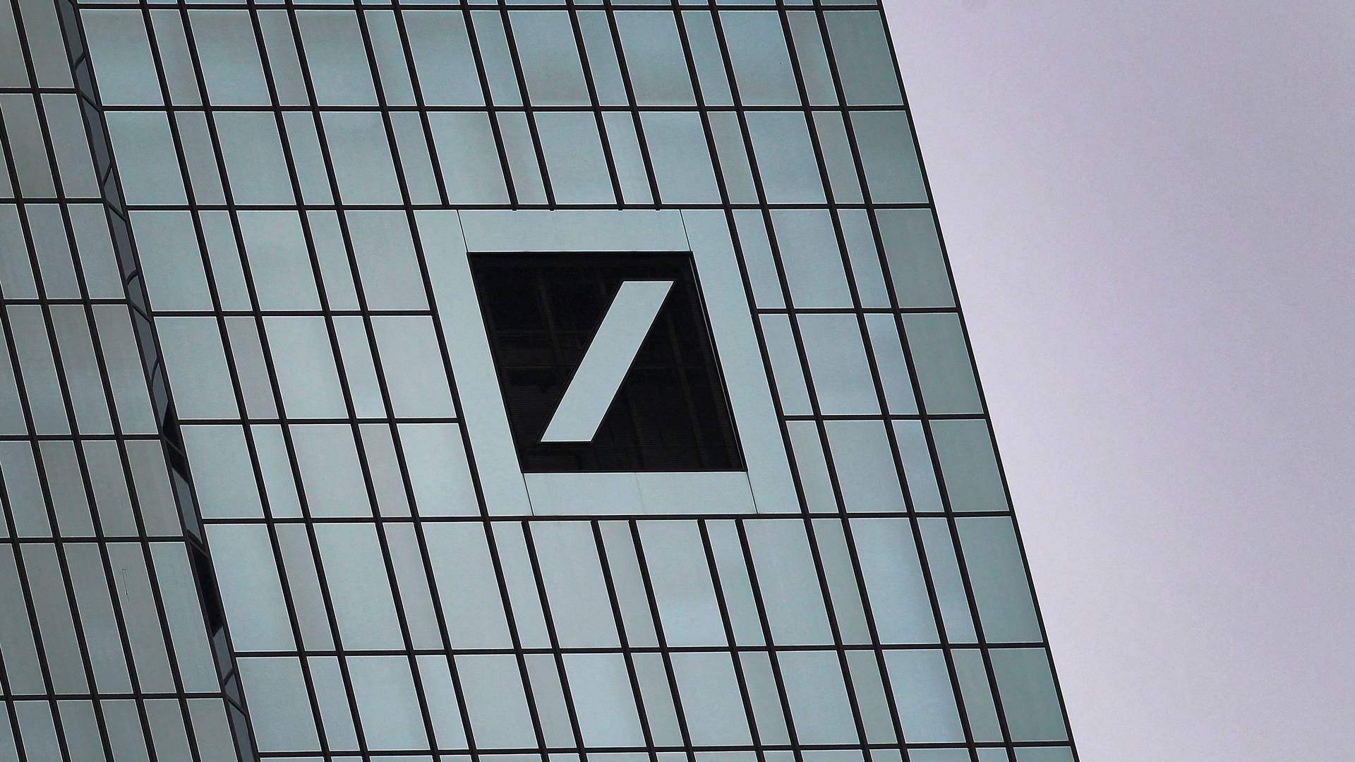 Overskuddet falder en anelse hos Deutsche Bank i første kvartal. | Foto: Daniel Roland