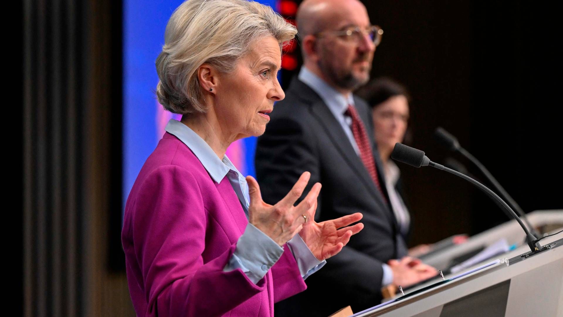 Europa-Kommissionens formand, Ursula von der Leyen, lovede torsdag at undersøge en reduktion af administrative byrder, når det gælder landmænds adgang til den fælles landbrugsstøtte. | Foto: John Thys