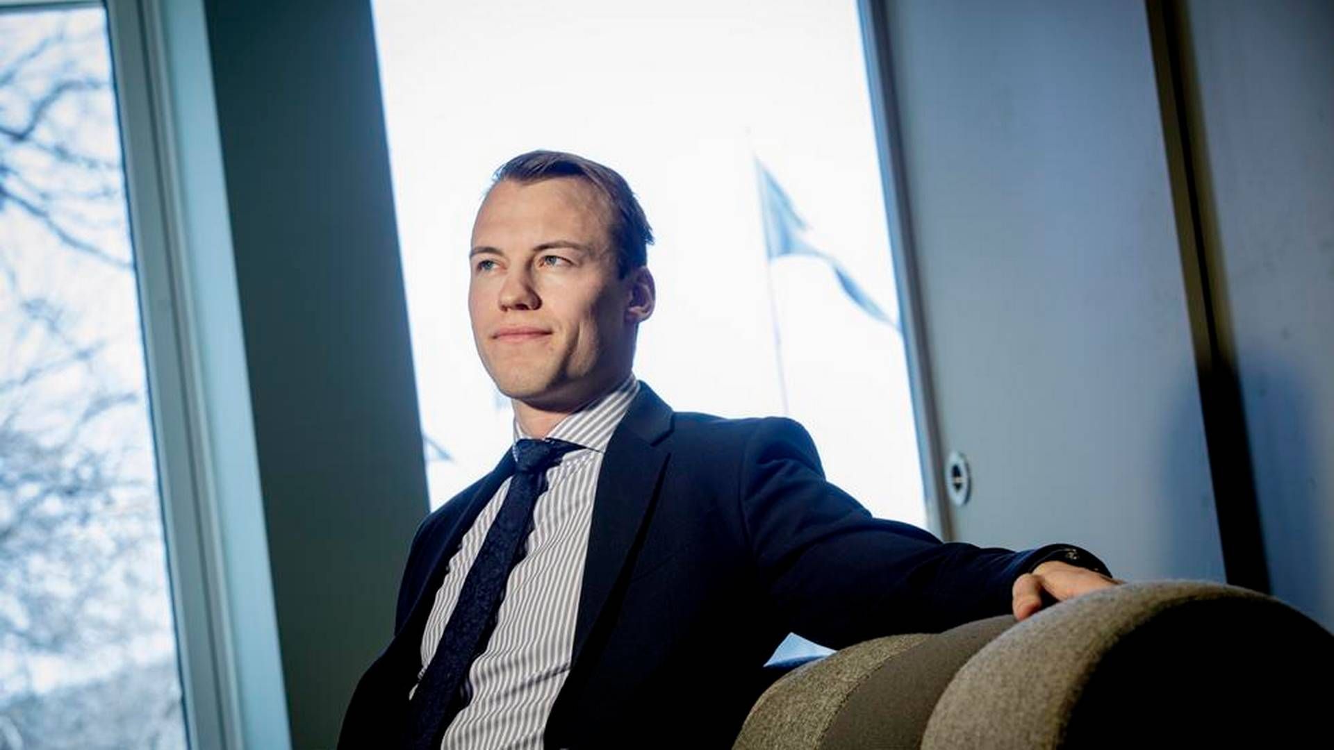 OPPRETTHOLDER KREDITTRATINGER; Christian Nygaard i Sparebank 1 Markets sier at salget bidrar med å redusere gjelden til Entra og på den måten opprettholde gode kredittratinger. | Foto: Thomas Bjørnflaten