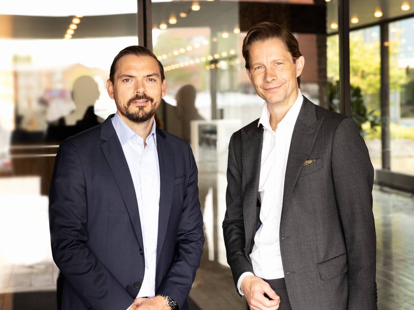 Thomas Otbo, CIO at Danske Bank Asset Management (left), and Christian Heiberg, Head of Danske Bank Asset Management, present the new strategy for Denmark's largest asset manager. | Photo: PR / Danske Bank