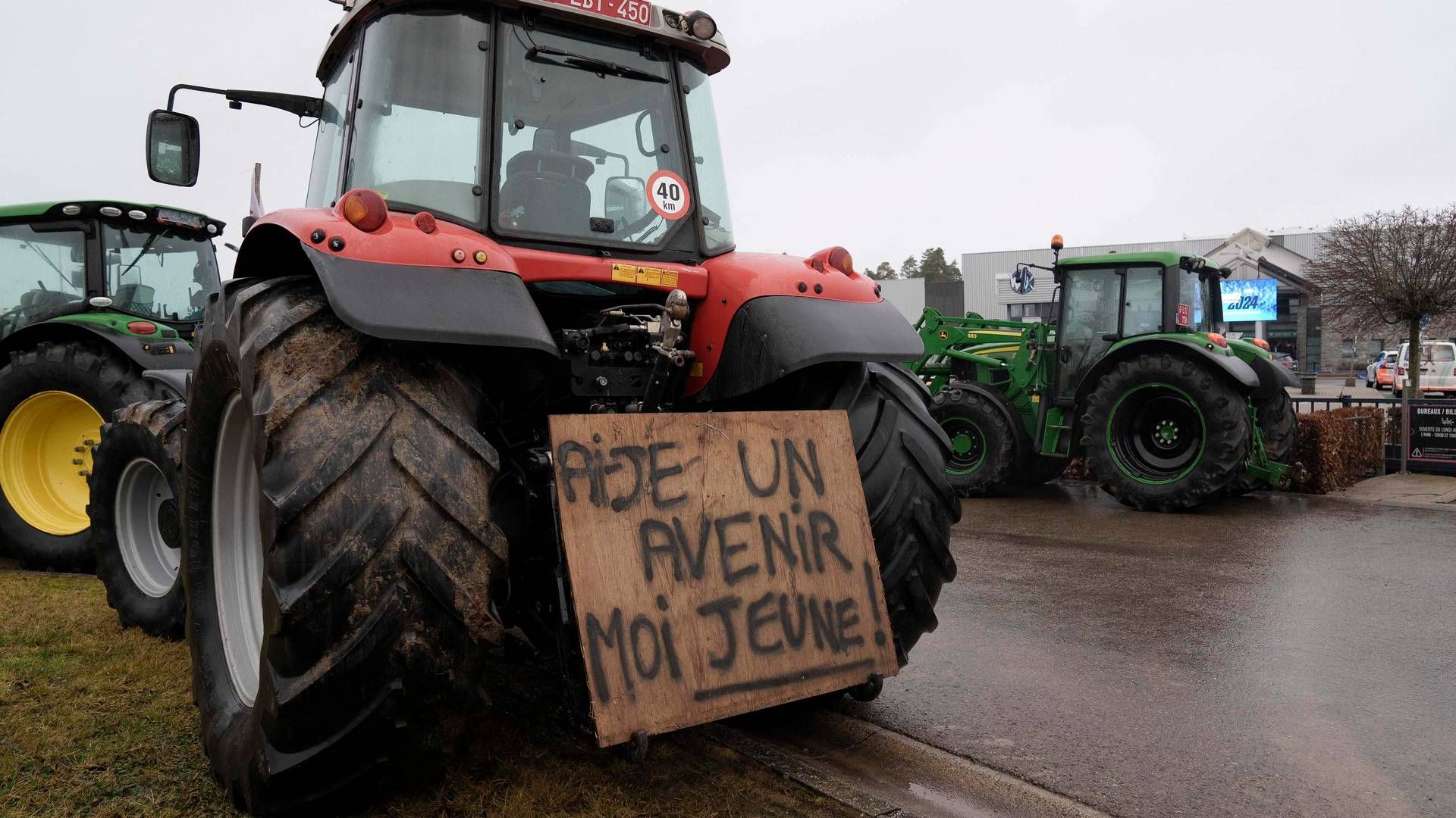 Torsdag i sidste uge var mere end 1000 landmænd samlet i Bruxelles for at demonstrere. | Foto: Anthony Dehez
