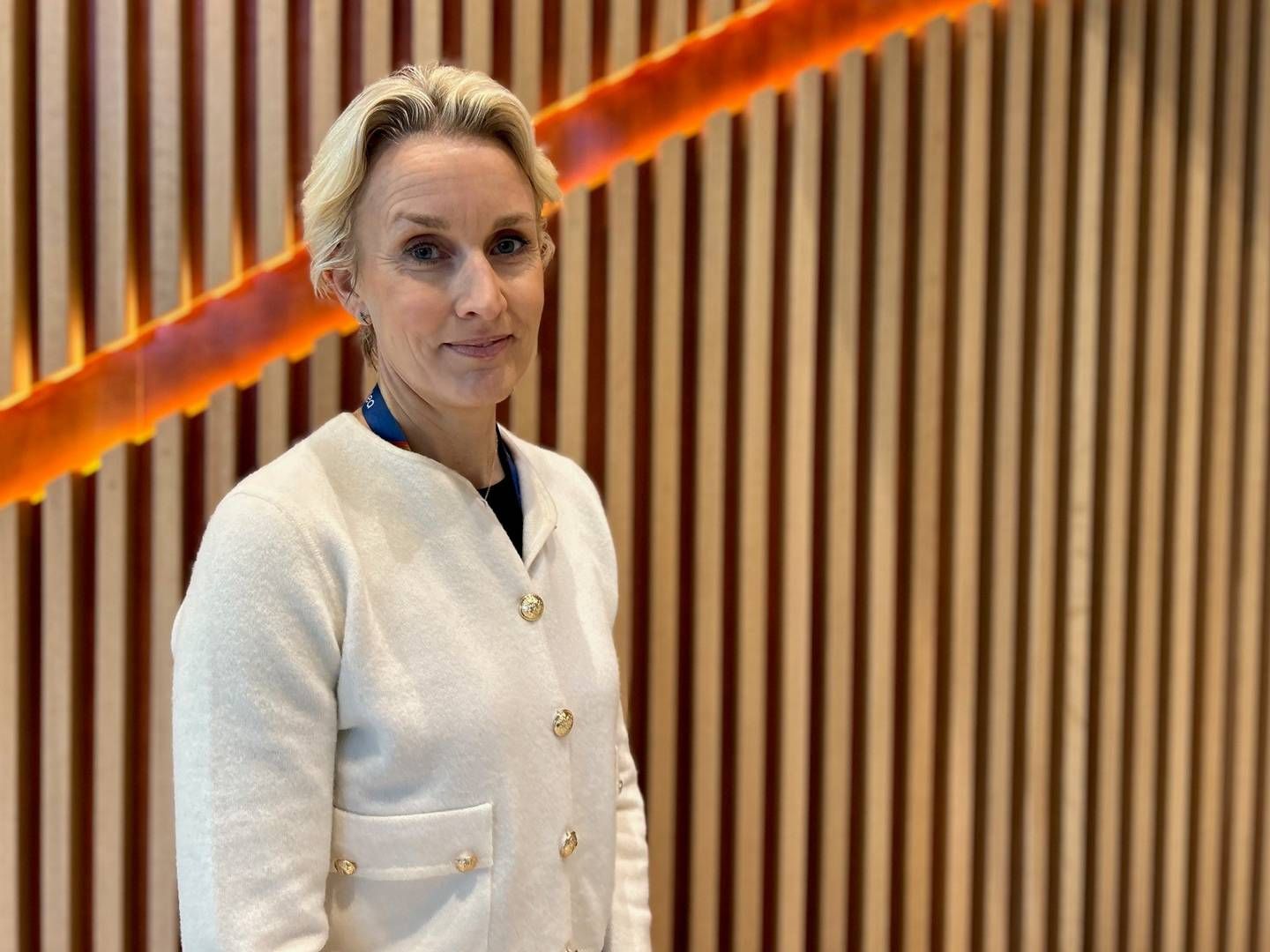 – STERK VEKSTSTRATEGI: Landssjef i Nordea Norge og leder for privatmarked, Randi Marjamaa, sier at Danske Bank-oppkjøpet er en del av bankens vekststrategi. | Foto: Trym Isaksen