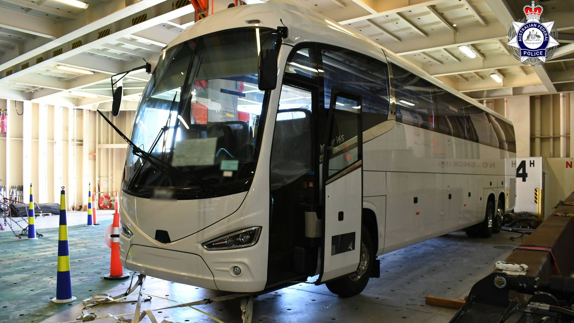 Luxury busses were used to transport almost 140 kilograms of cocaine from Singapore to Perth, | Photo: Australian Federal Police