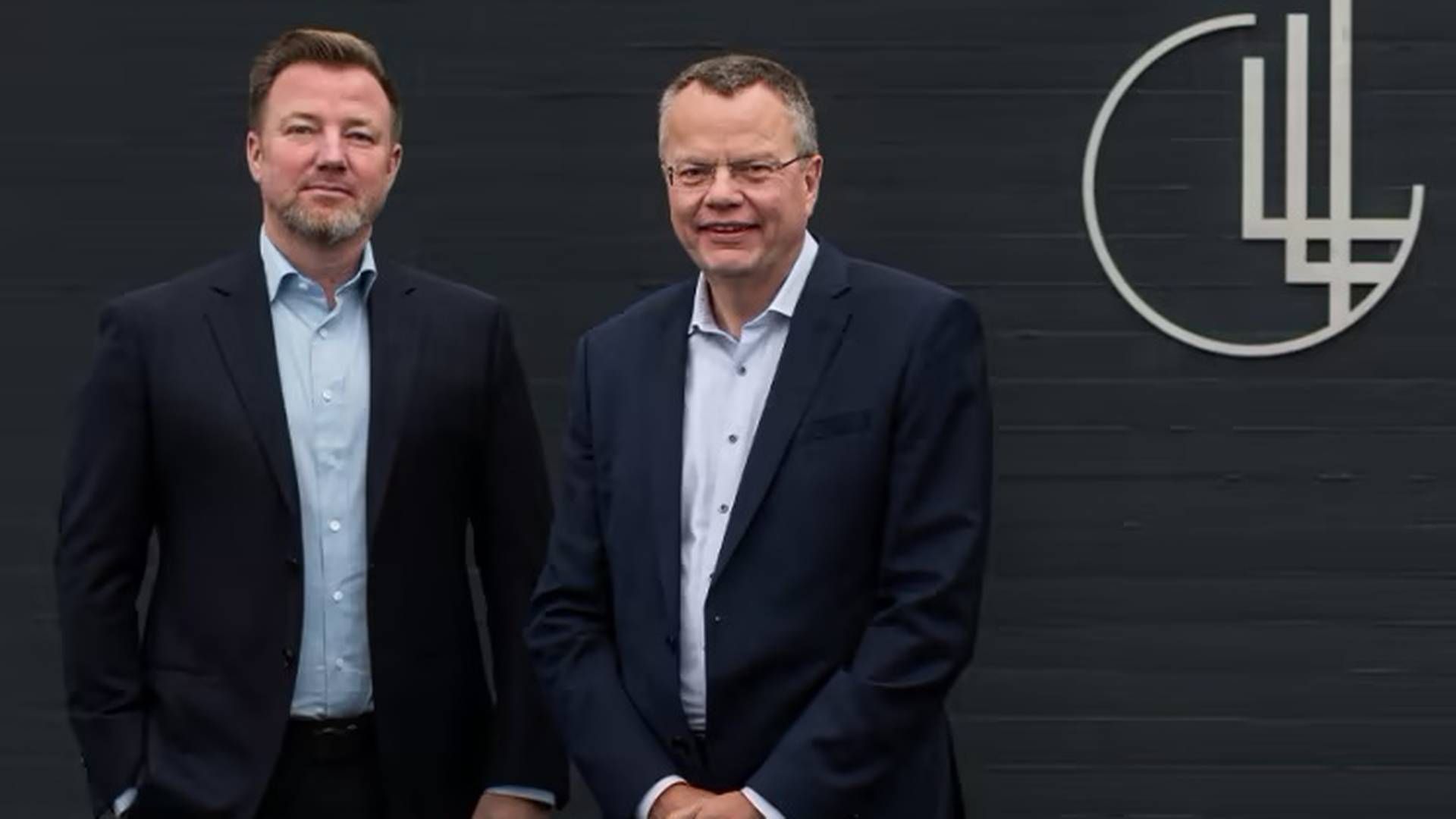 Bag Lars Larsen Group står koncerndirektør Jesper Lund (t.h.) og bestyrelsesformand Jacob Brunsborg, der er en af Lars Larsens arvinger. | Foto: Pr/lars Larsen Group