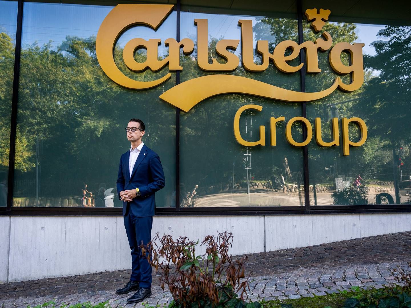 Carlsberg har onsdag morgen præsenteret regnskab for året 2023. Op til regnskabets offentliggørelse opgradere den nye adm. direktør Jacob Aarup-Andersen strategien SAIL'27. | Foto: Stine Bidstrup