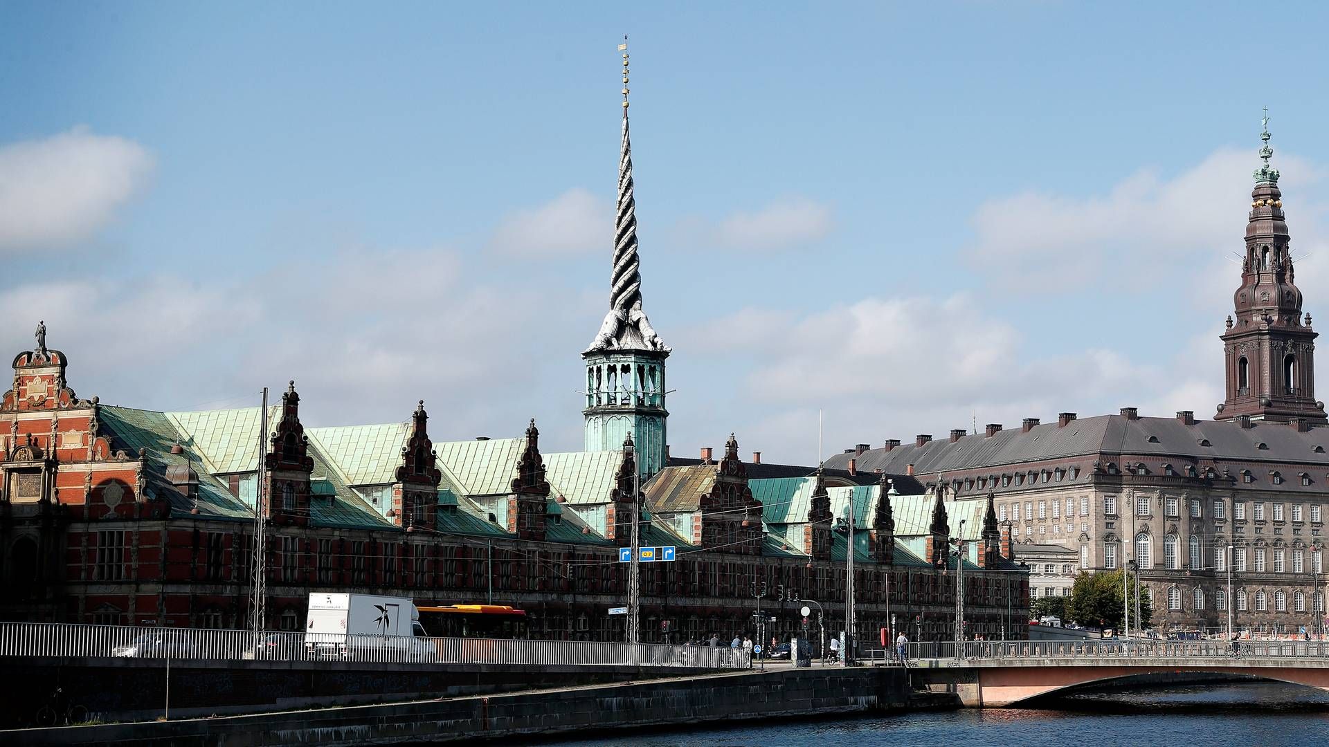 Dansk Erhverv har til huse i den gamle børsbygning, der er nabo til Christiansborg i det indre København. | Foto: Jens Dresling/Ritzau Scanpix
