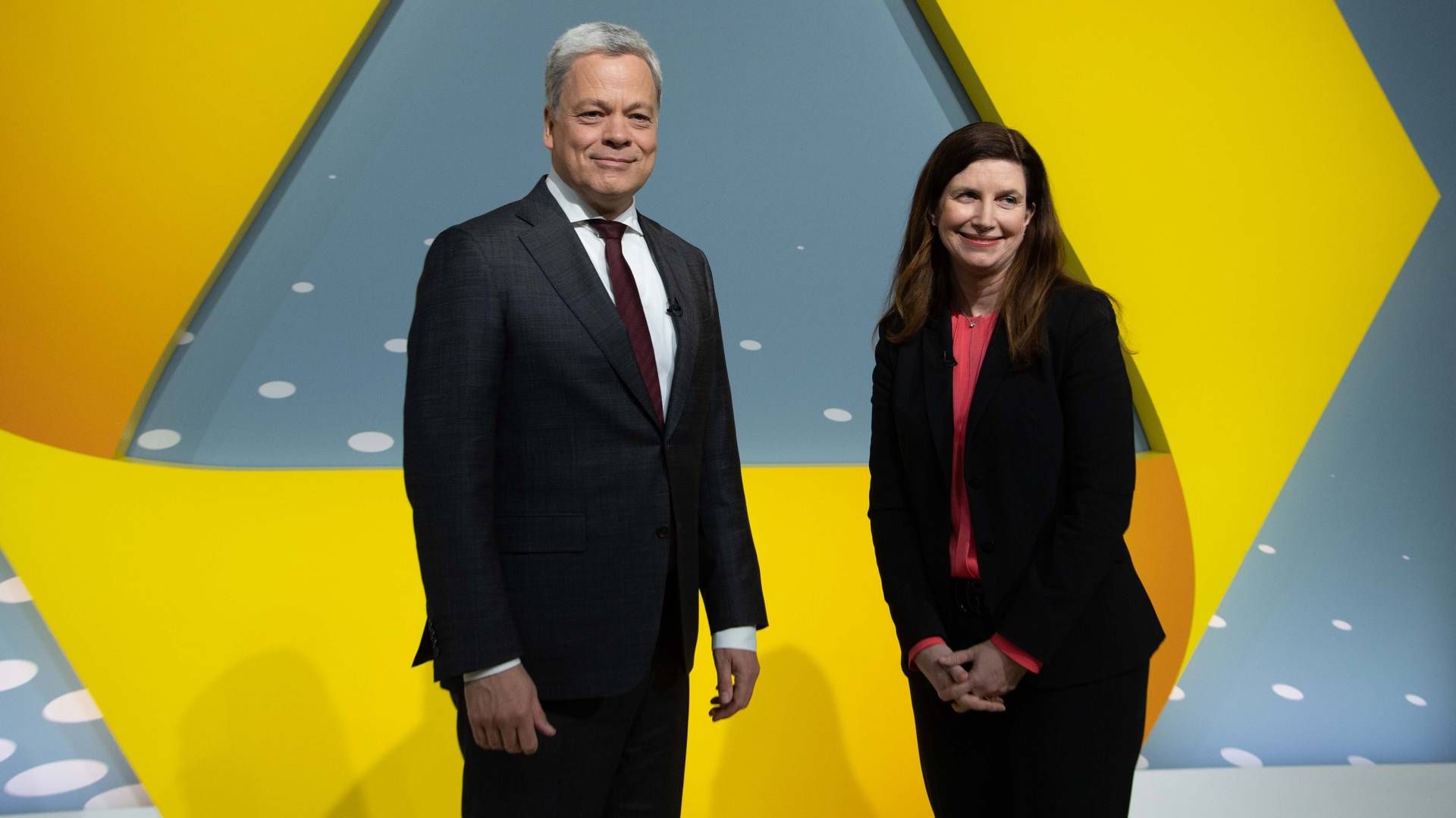 Der Chef und die Finanzchefin: Manfred Knof und Bettina Orlopp | Foto: picture alliance / SvenSimon | Malte Ossowski/SVEN SIMON